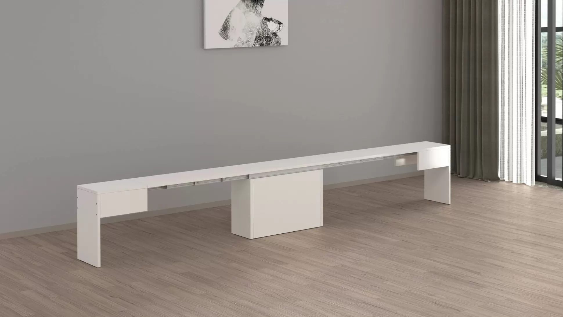 Dmora Panche<Panca Yutu, 290x25h45 cm,