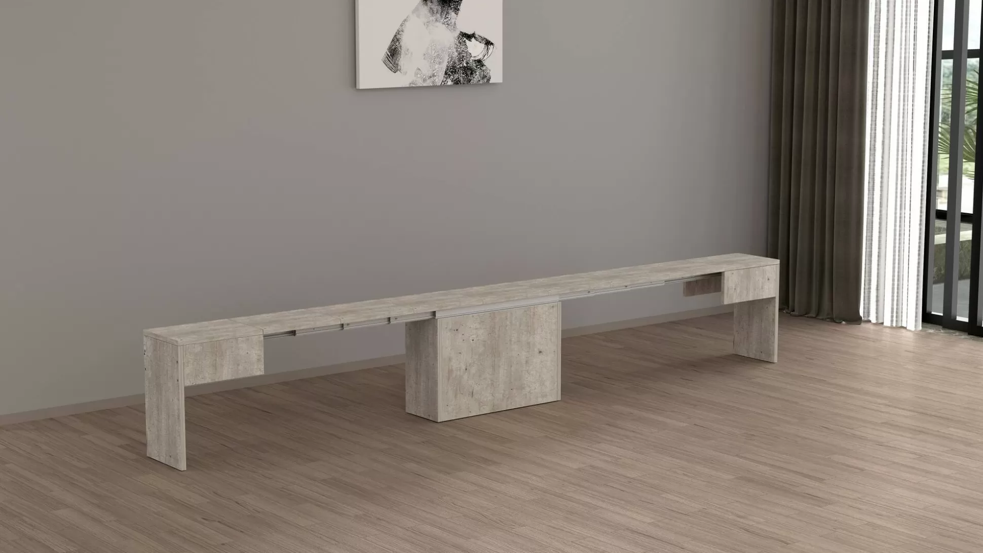 Dmora Panche<Panca Yutu, 290x25h45 cm,