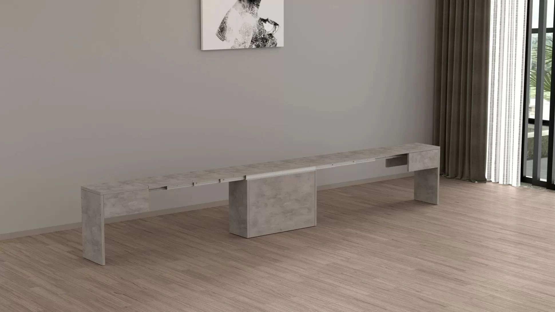 Dmora Panche<Panca Yutu, 290x25h45 cm,