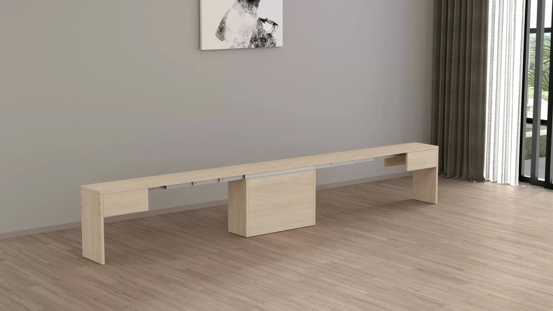 Dmora Panche<Panca Yutu, 290x25h45 cm,