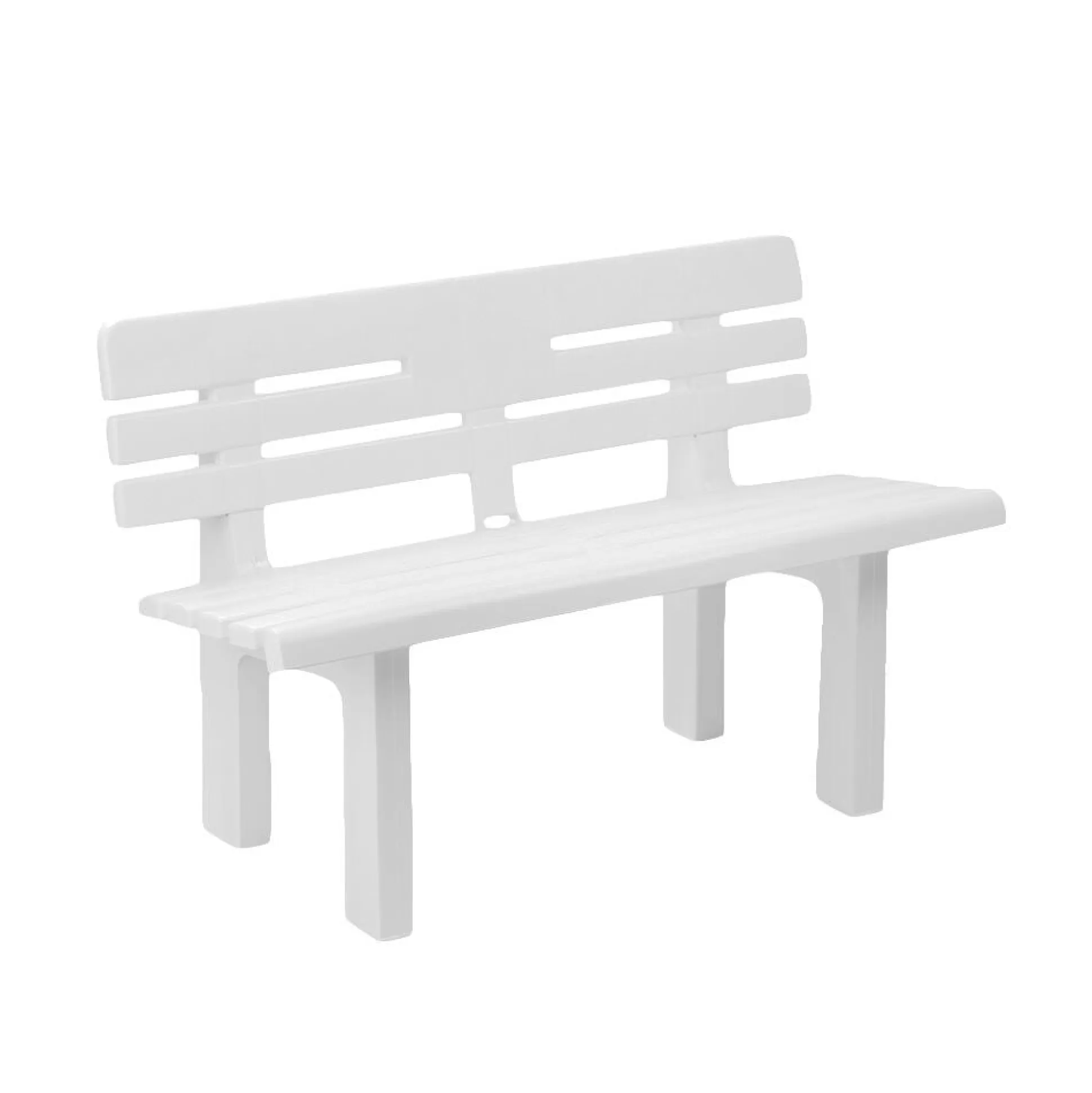 Dmora Panchine<Panchina da esterno Alim, 110x52h71 cm,