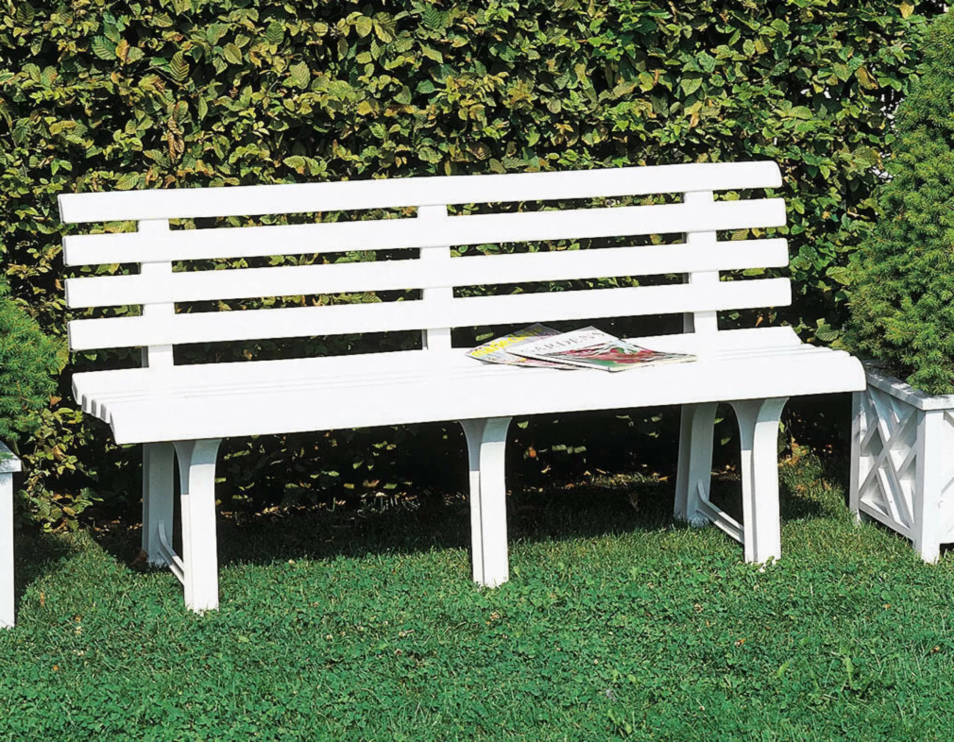 Dmora Panchine<Panchina da esterno Artur, 145x49h74 cm,