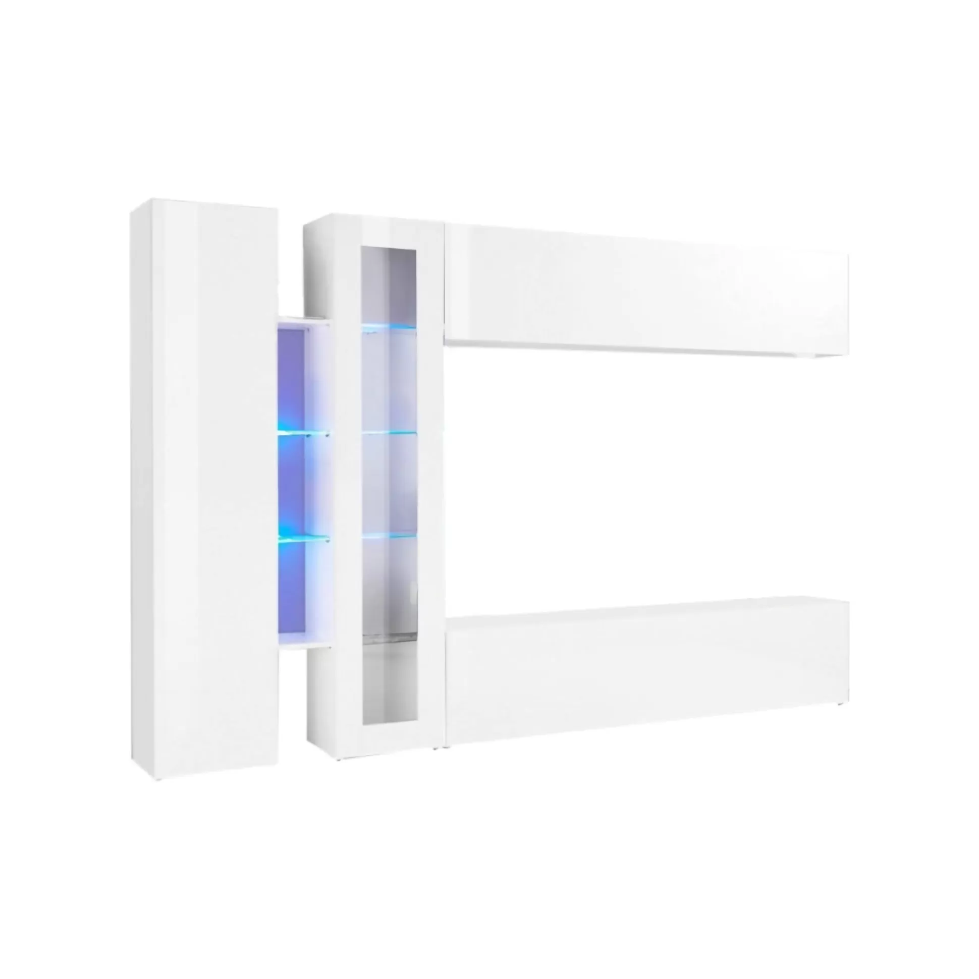 Dmora Pareti Attrezzate<Parete attrezzata Annie, cm 280x30x180,