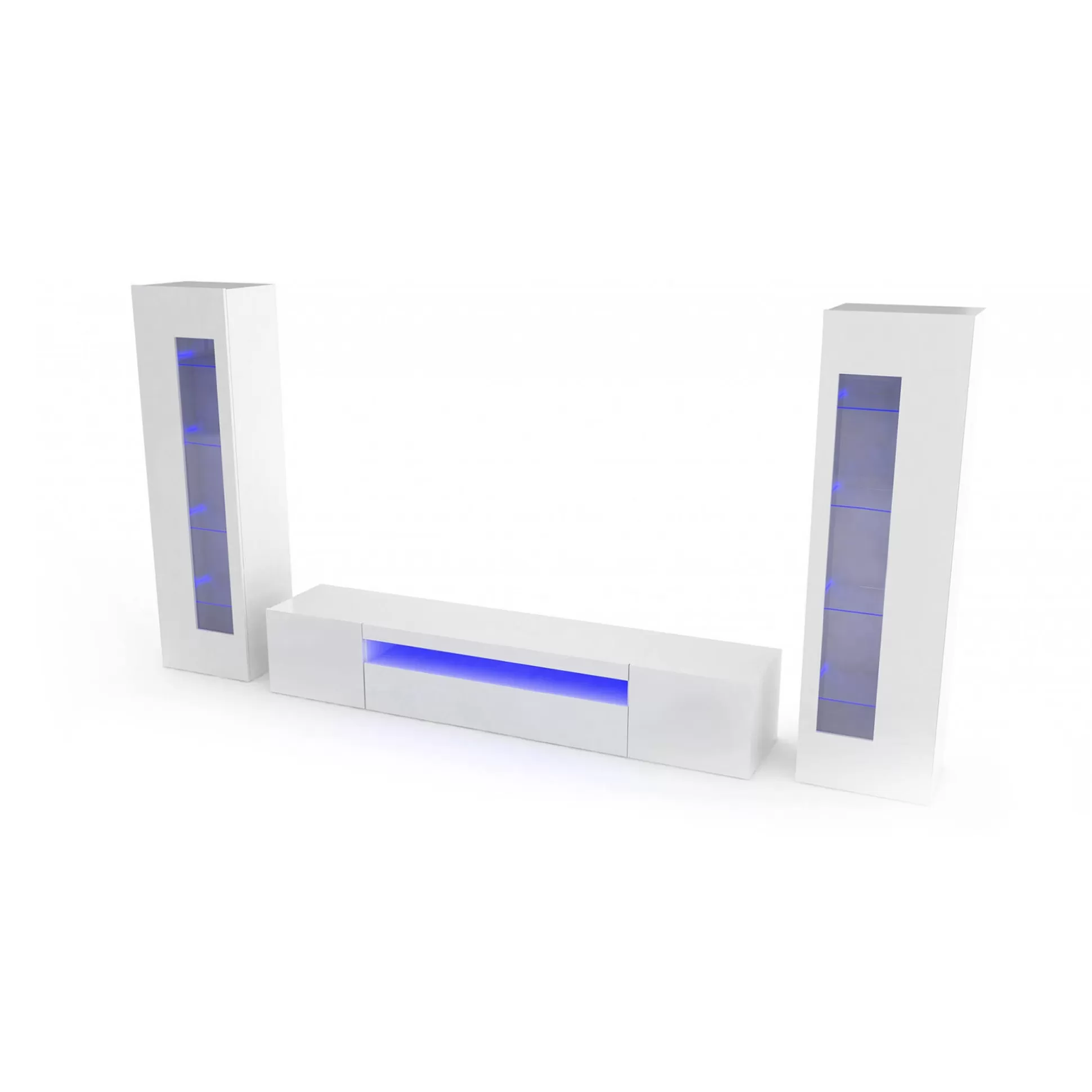 Dmora Pareti Attrezzate<Parete attrezzata Aslhey, cm 290x40h162,