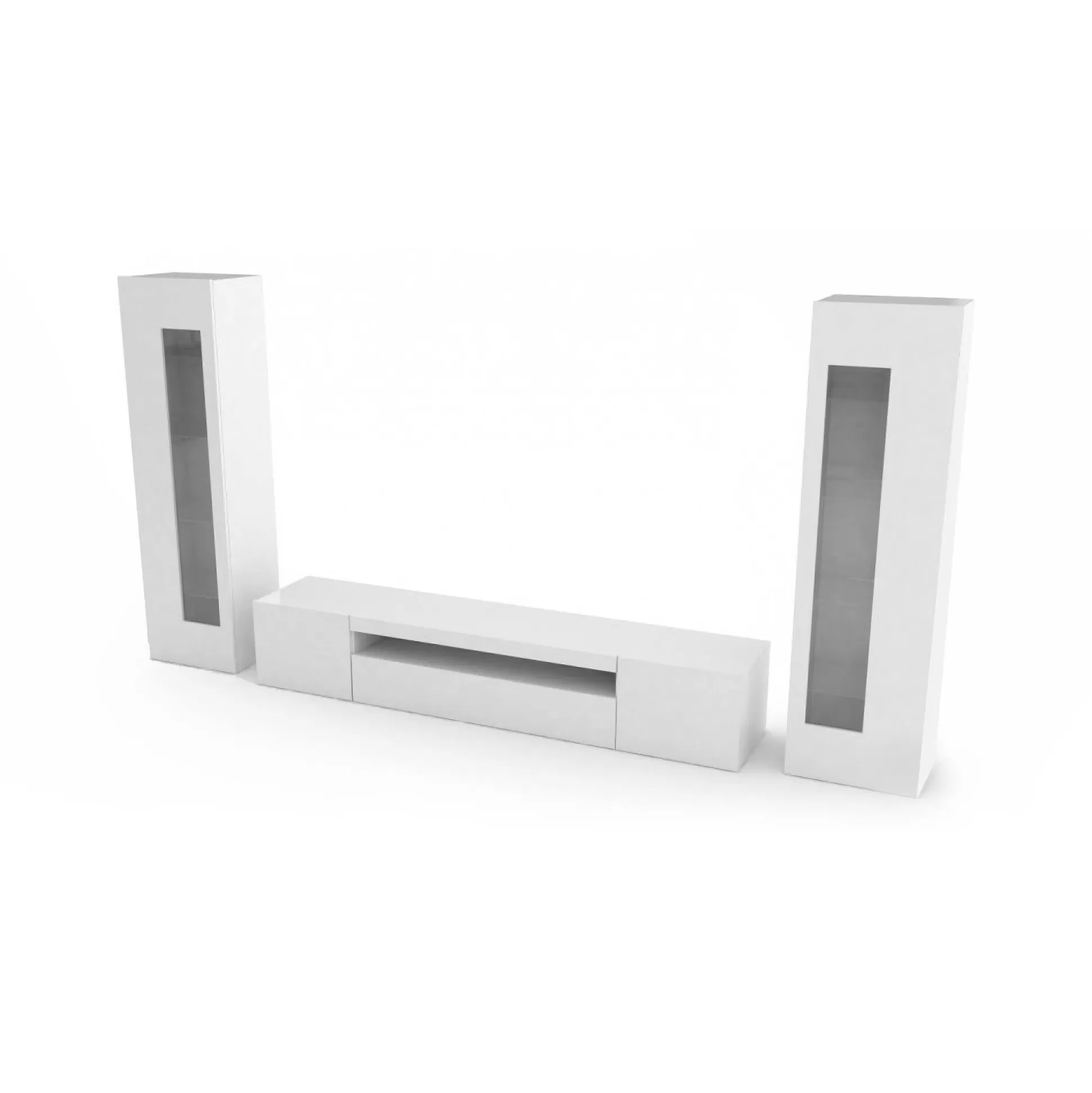 Dmora Pareti Attrezzate<Parete attrezzata Aslhey, cm 290x40h162,