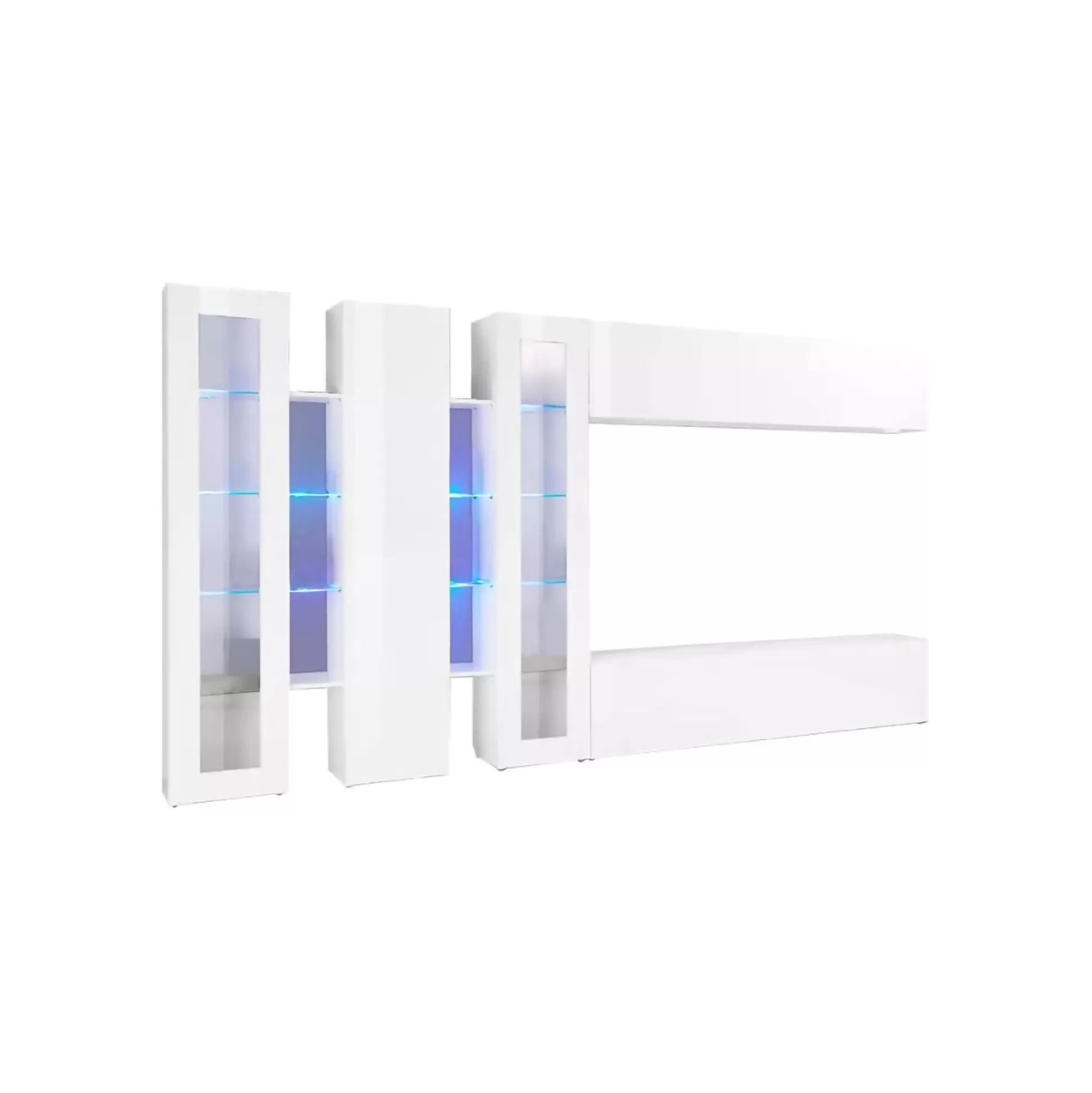 Dmora Pareti Attrezzate<Parete attrezzata Atta, cm 340x30h180,