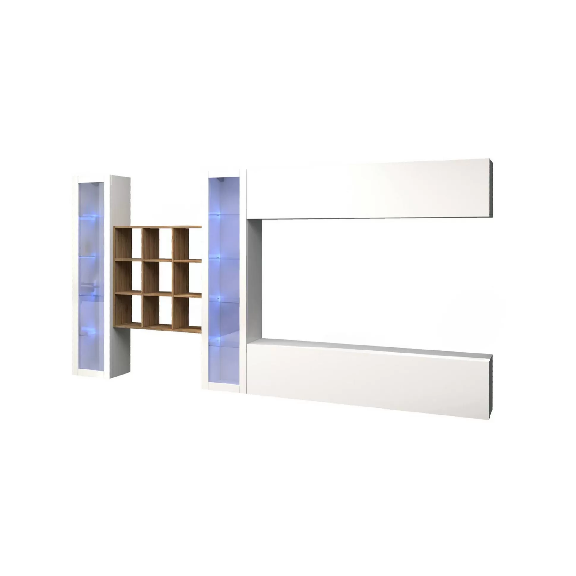 Dmora Pareti Attrezzate<Parete attrezzata Avella, cm 350x30h180,