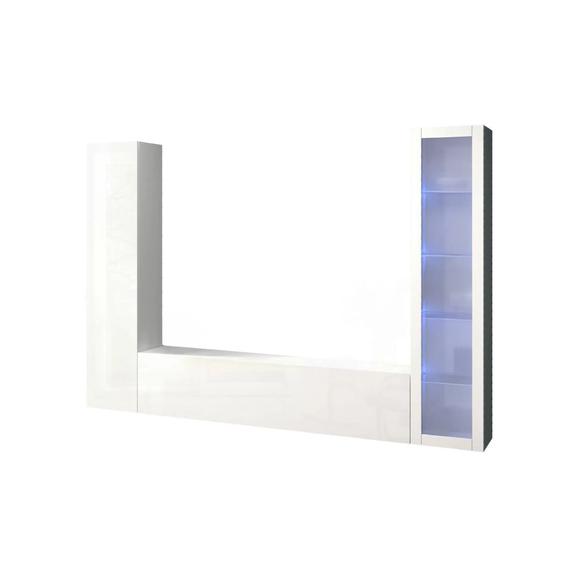 Dmora Pareti Attrezzate<Parete attrezzata Felicina, cm 260x30h180,