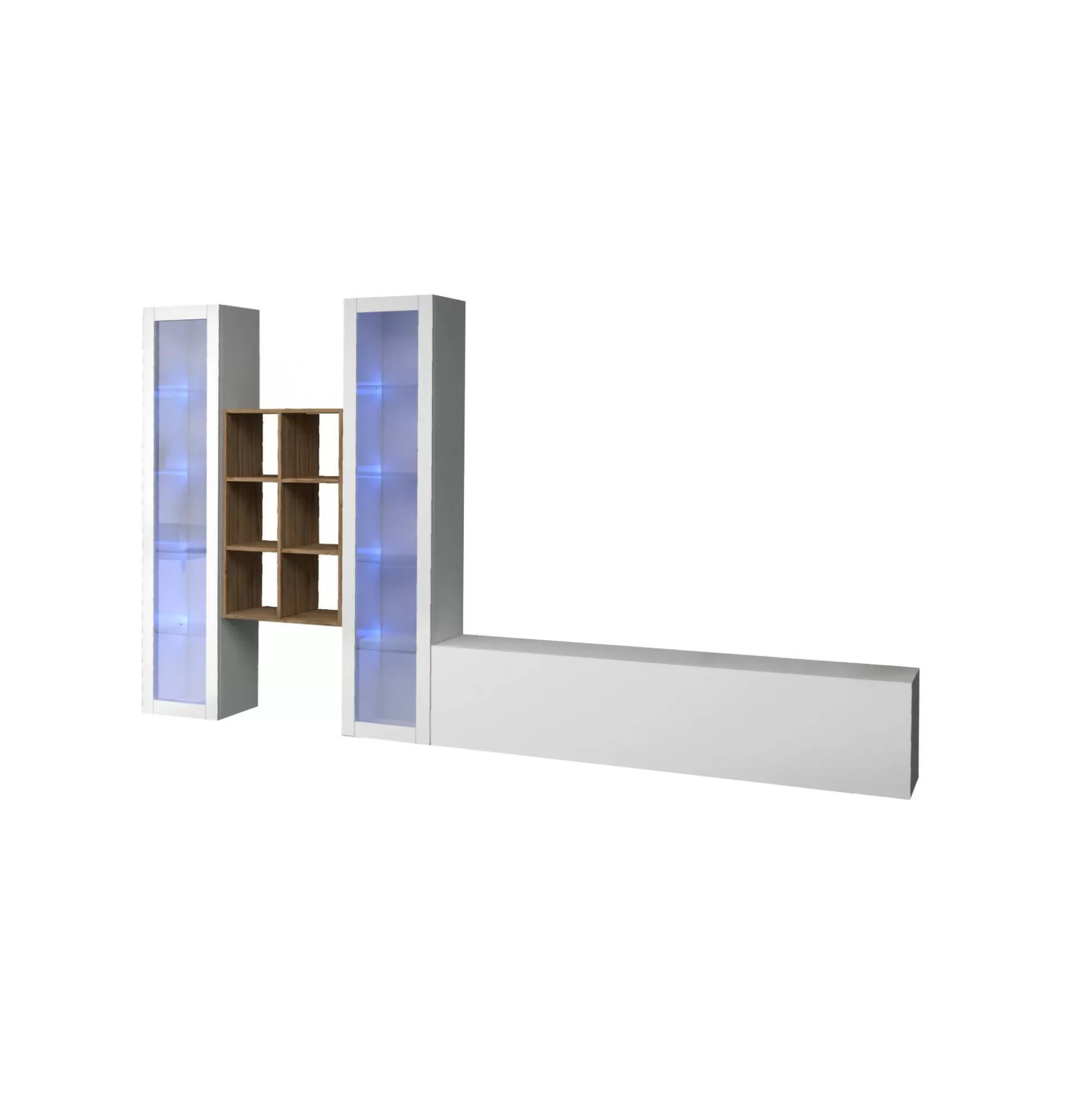 Dmora Pareti Attrezzate<Parete attrezzata Lome, cm 320x30h180,