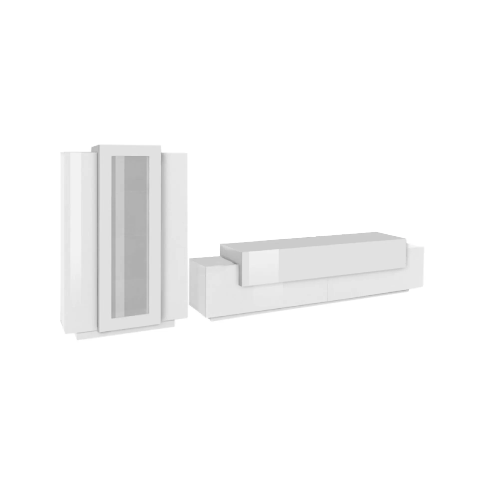 Dmora Pareti Attrezzate<Parete attrezzata Maja, cm 280x45h120,
