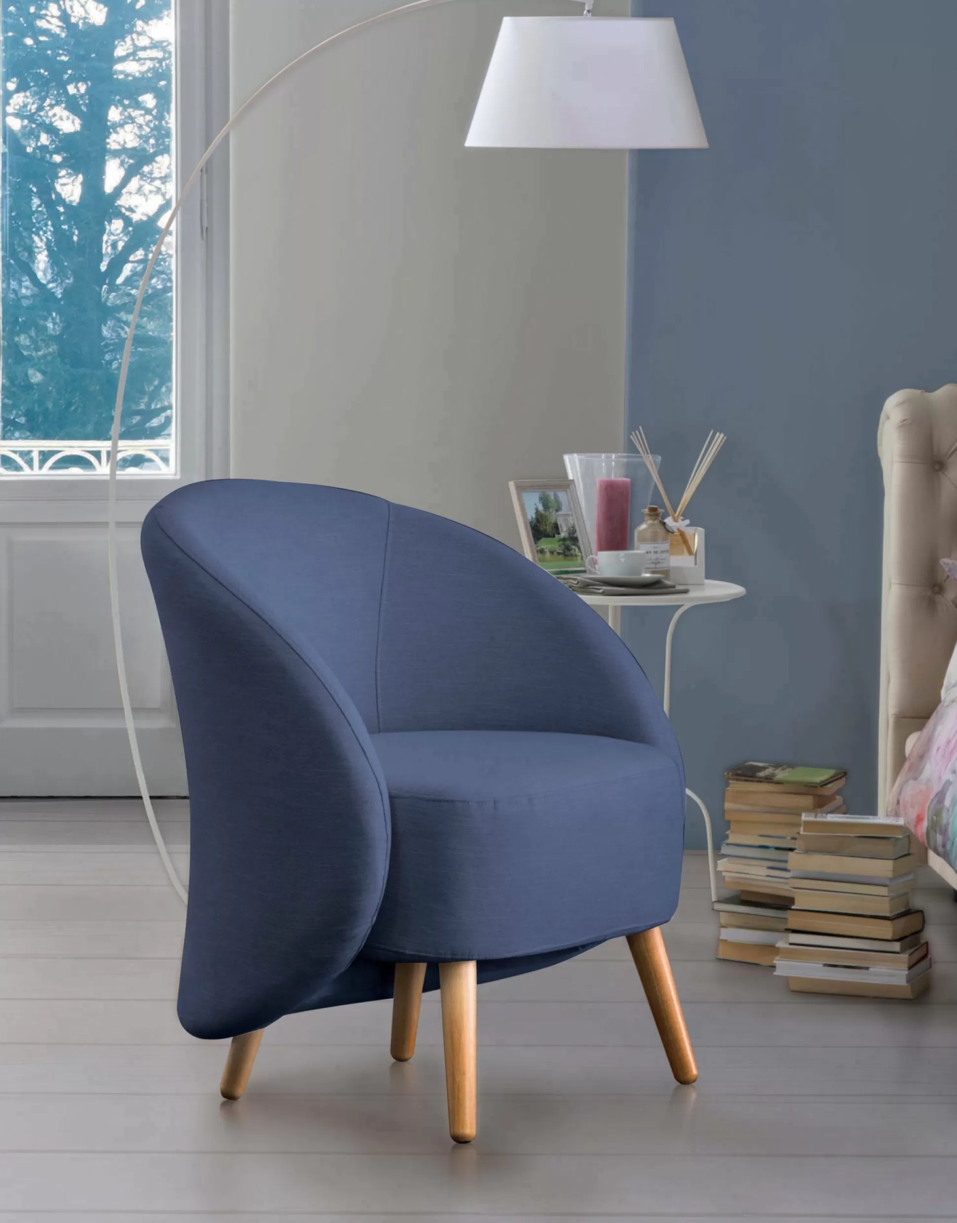 Dmora Poltrone<Poltrona Alla, Cm 70x60h80,