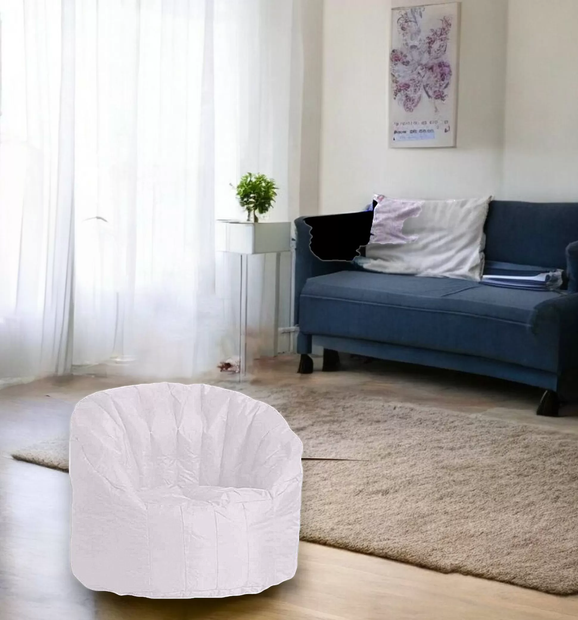 Dmora Poltrone<Poltrona Allos, 80x80 h80 cm,