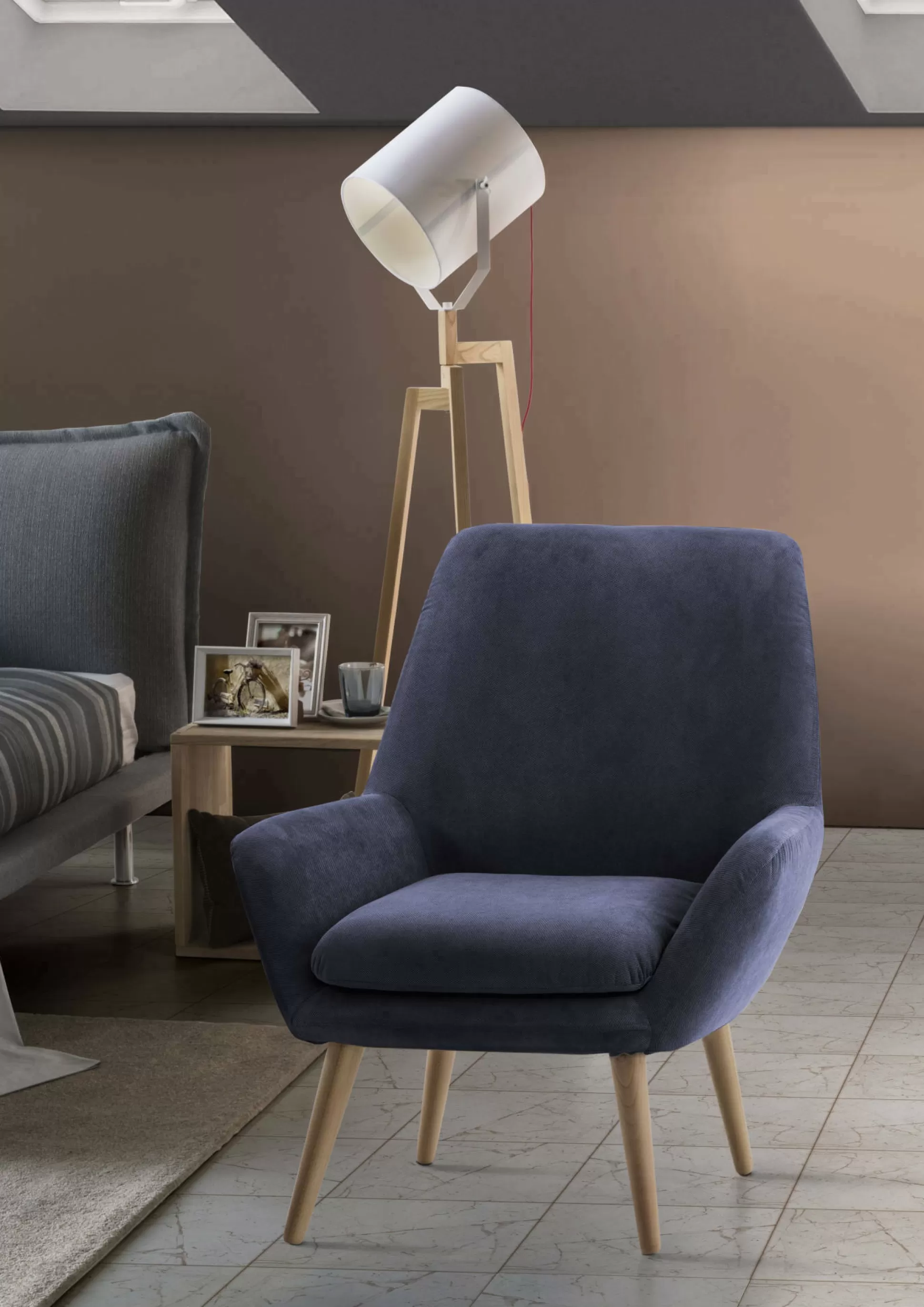 Dmora Poltrone<Poltrona Anido, Cm 80x70h95,