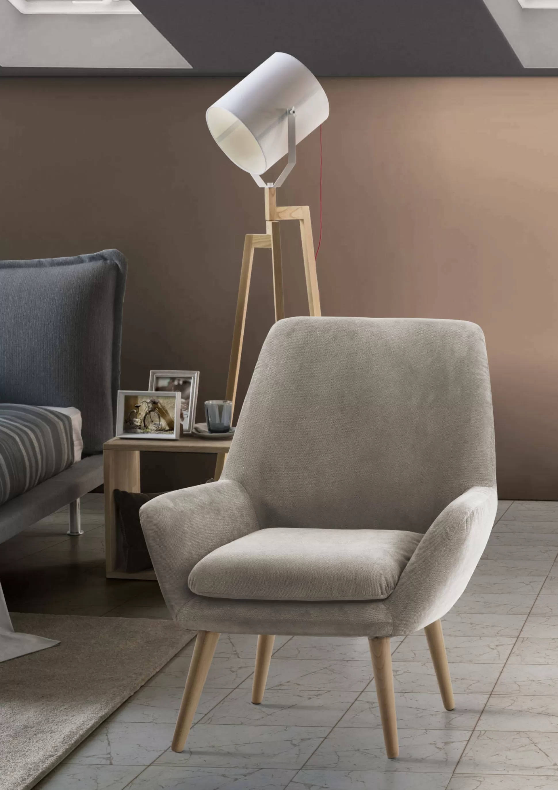 Dmora Poltrone<Poltrona Anido, Cm 80x70h95,