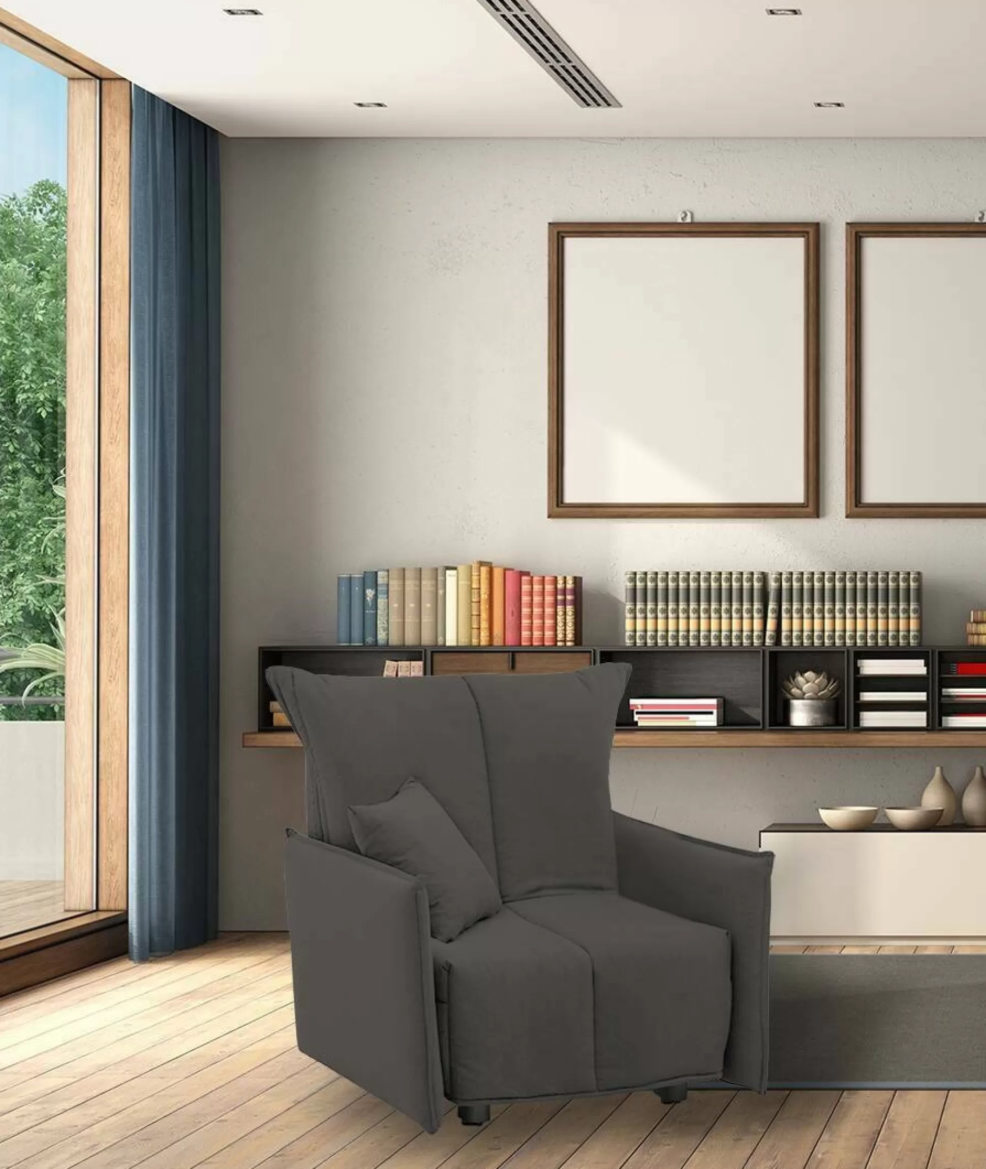 Dmora Poltrone<Poltrona Atlantis, Cm 110x90h85,