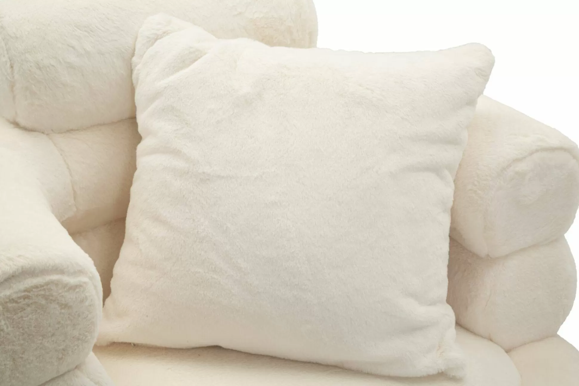 Dmora Poltrone<Poltrona Castagna, 78x68 h85 cm, Bianco e Oro