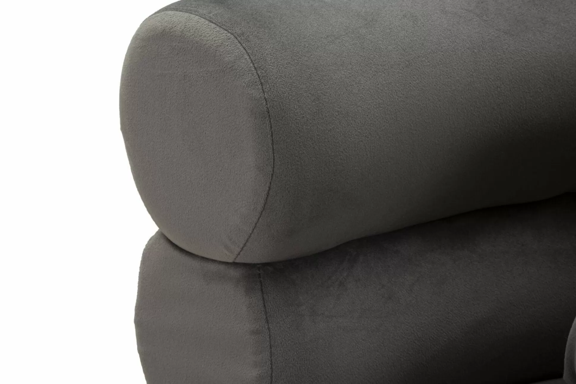 Dmora Poltrone<Poltrona Castagna, 78x68 h85 cm, Grigio e Argento
