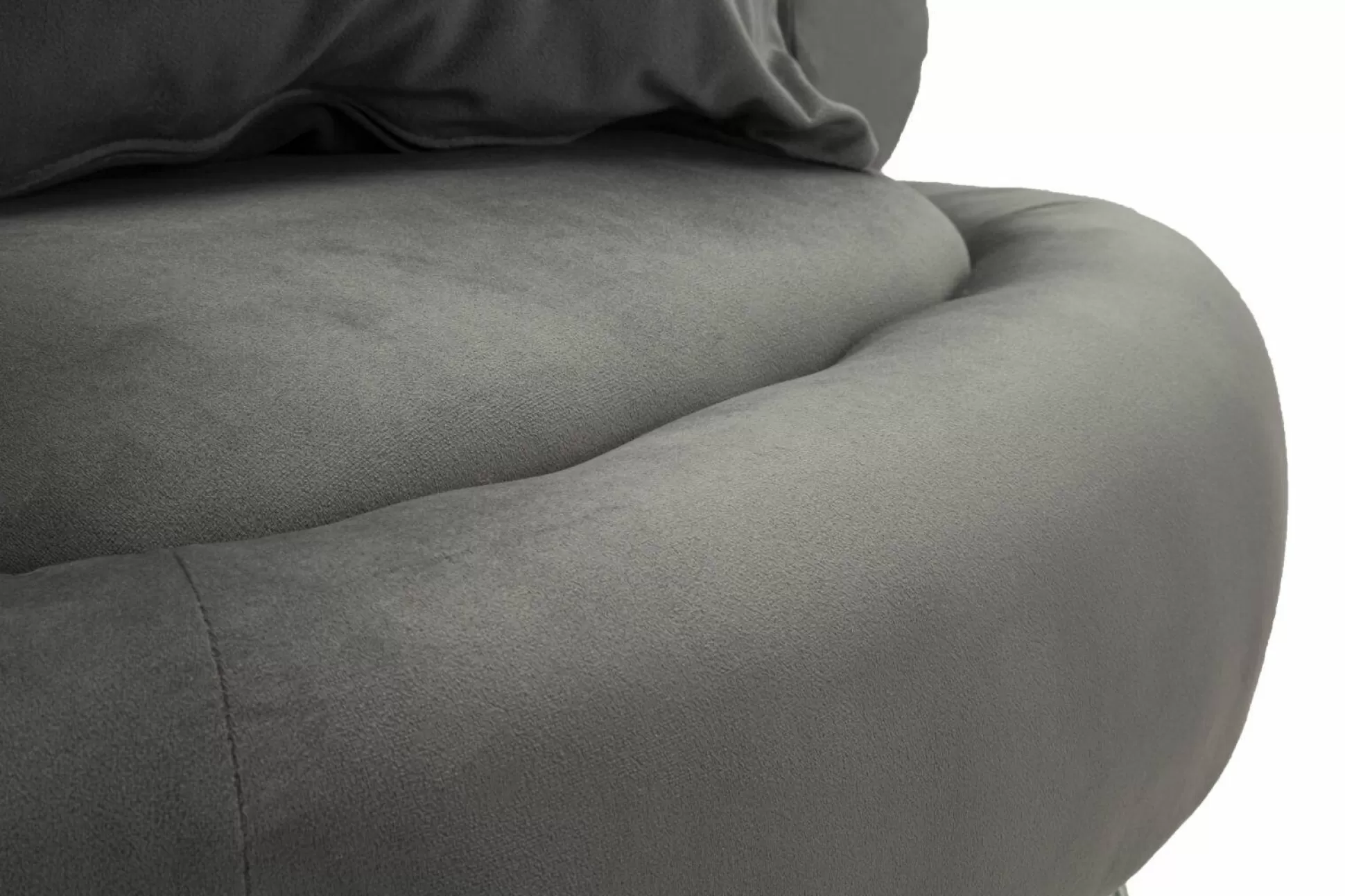 Dmora Poltrone<Poltrona Castagna, 78x68 h85 cm, Grigio e Argento