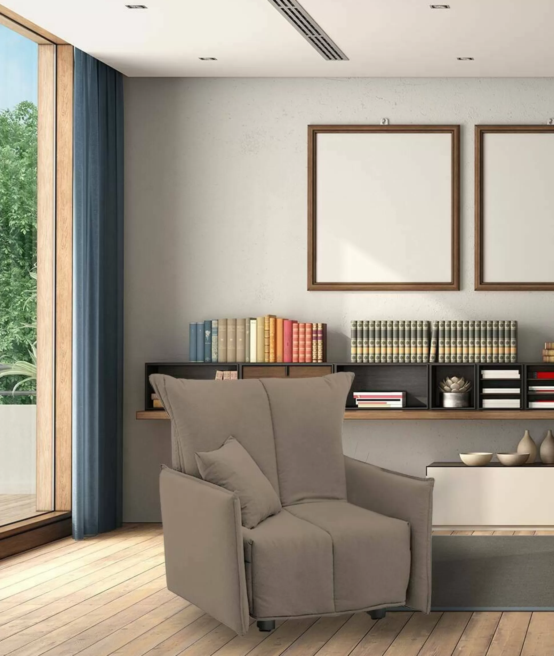 Dmora Poltrone<Poltrona Dabari, Cm 110x90h85,