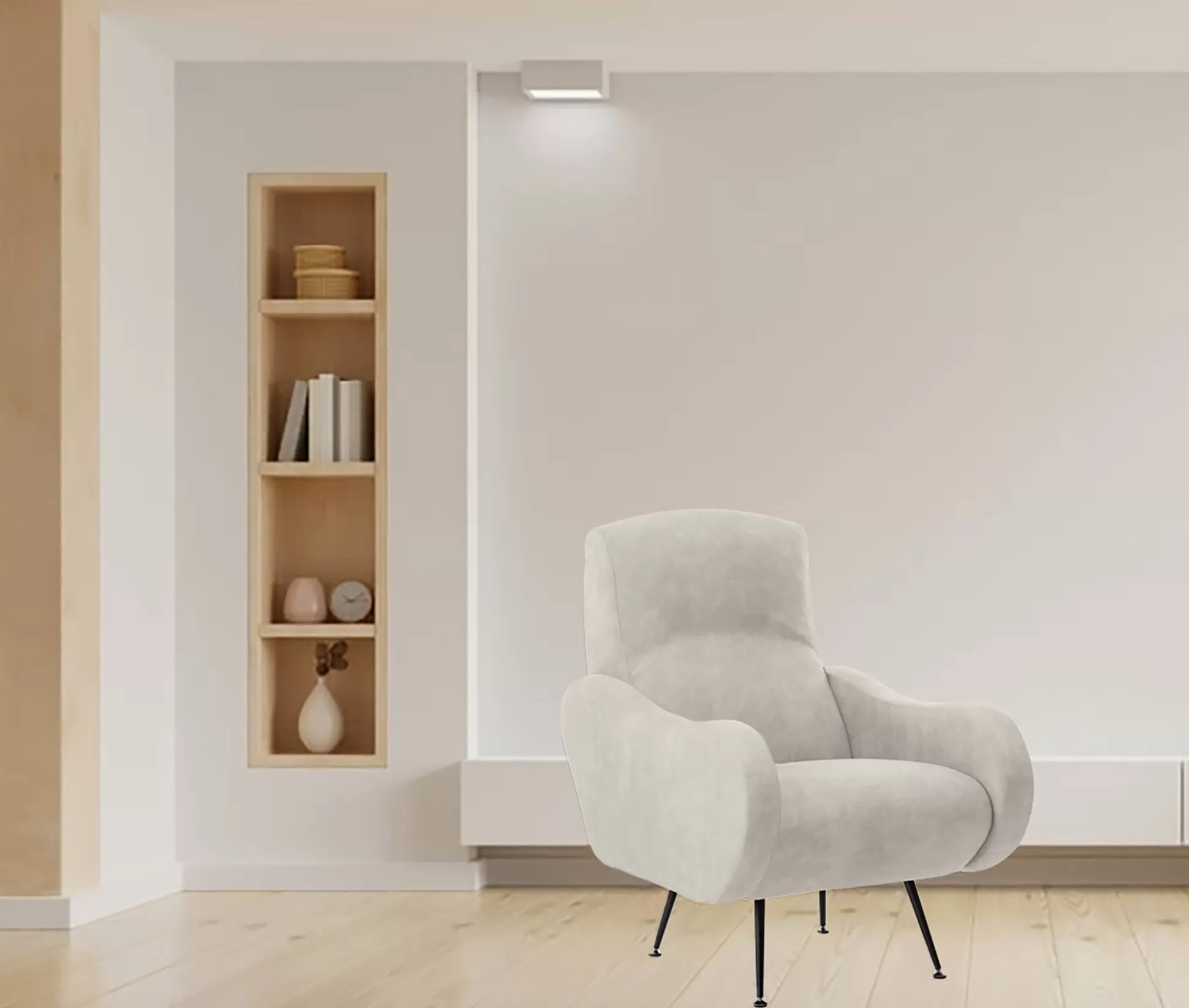 Dmora Poltrone<Poltrona Dromondin, 70x100 h98 cm,