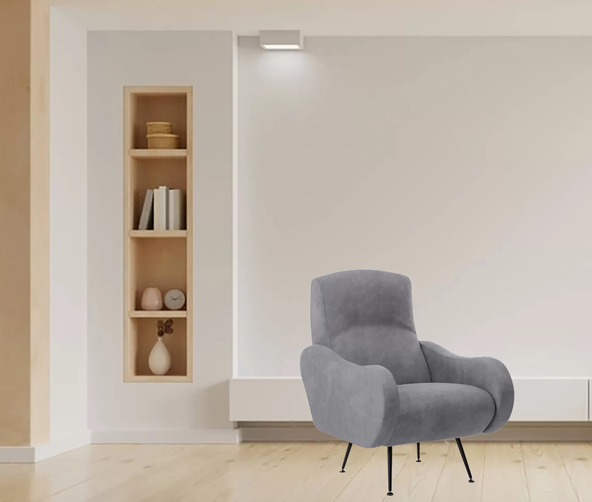 Dmora Poltrone<Poltrona Dromondin, 70x100 h98 cm,