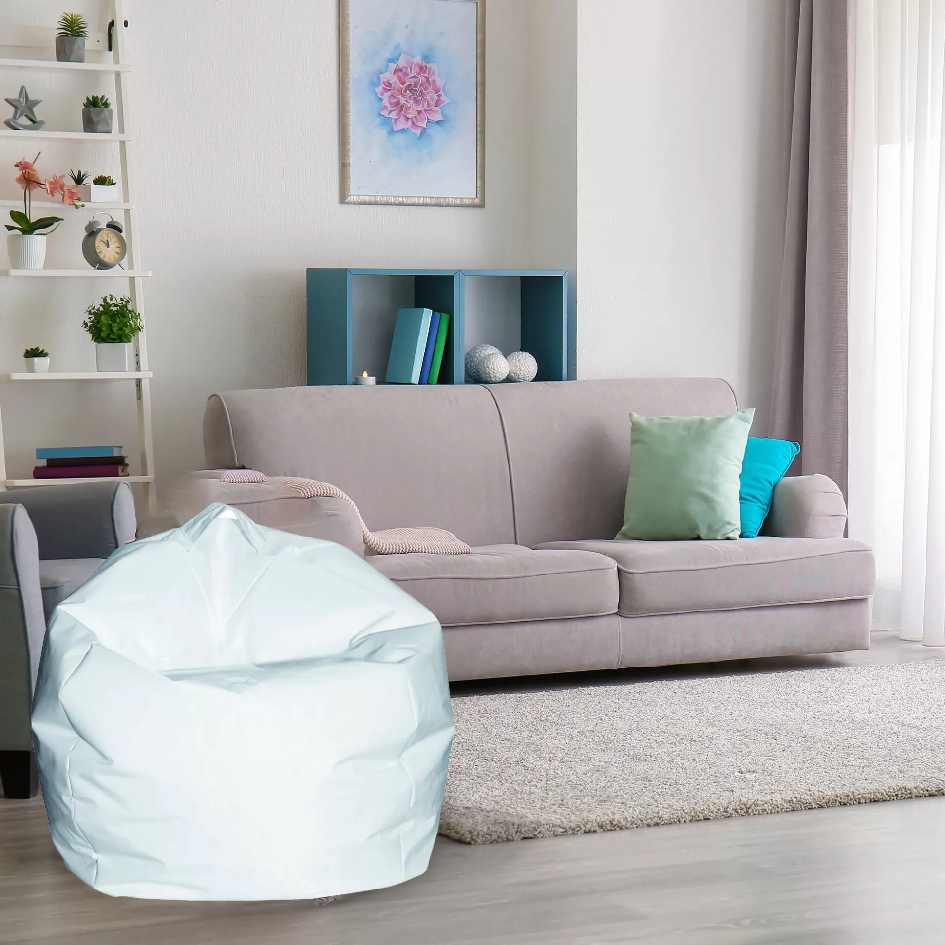 Dmora Pouf<Pouf Ascia, 65x65 h50 cm,