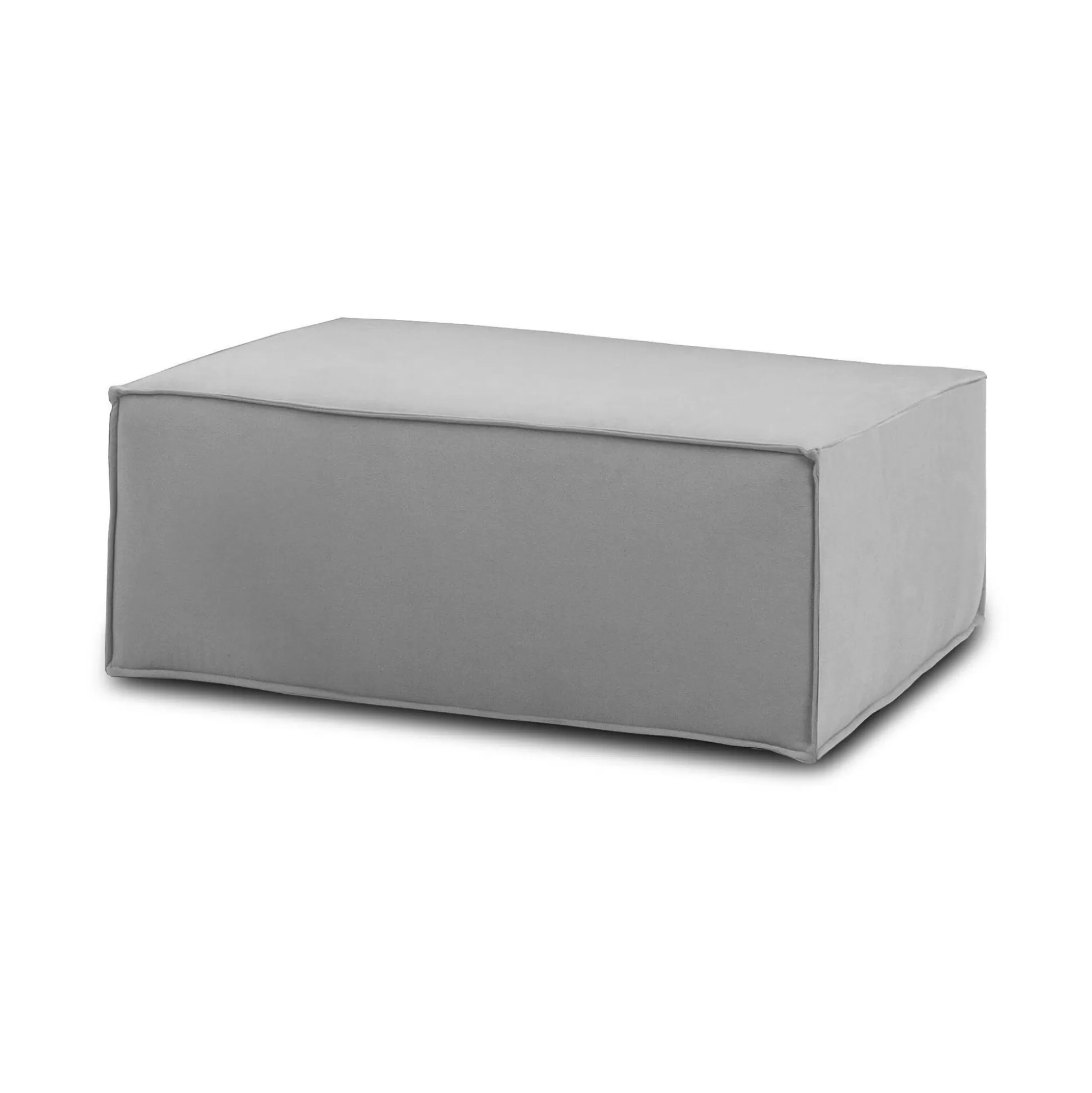 Dmora Pouf<Pouf Assisi, Cm 100x70h43,
