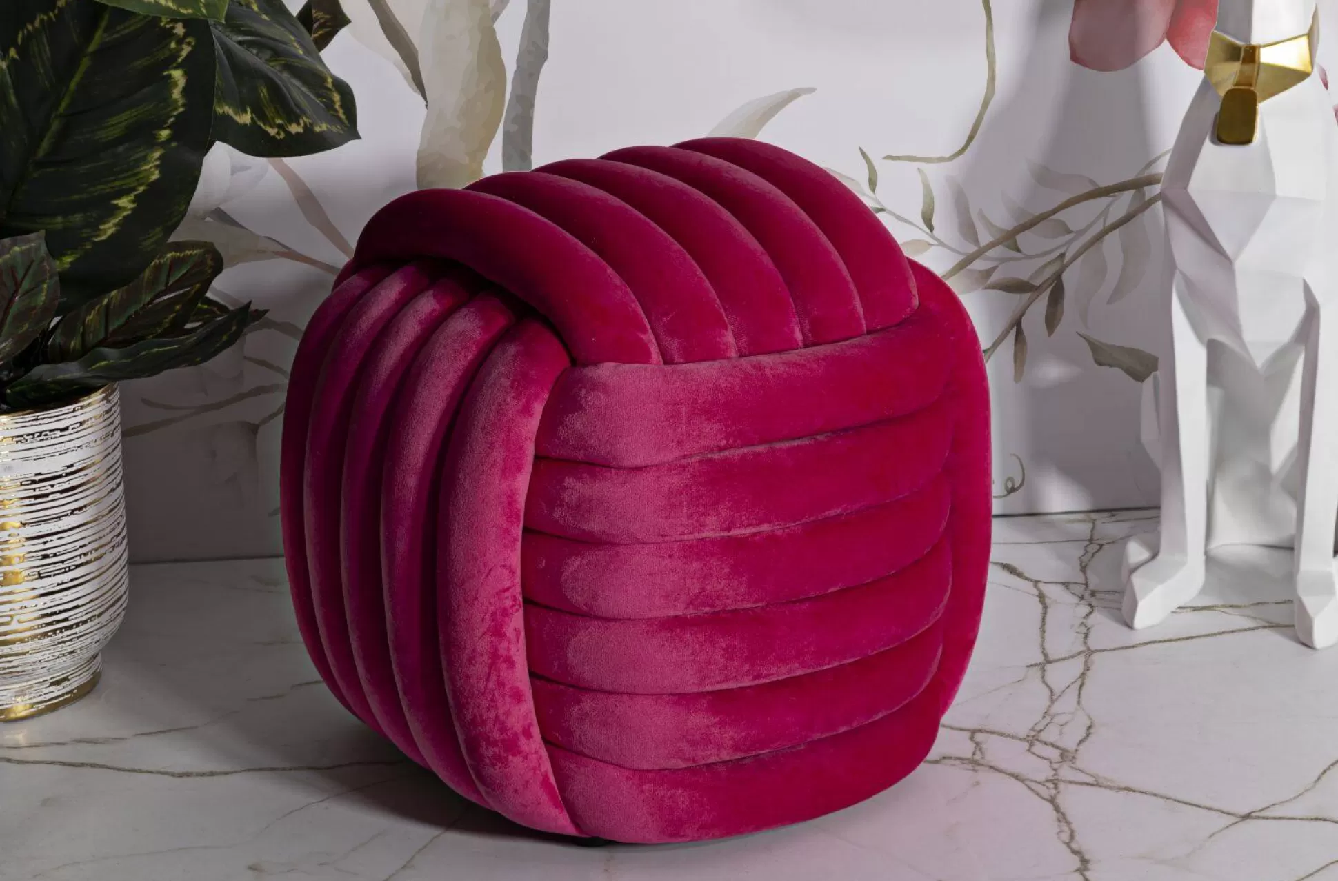 Dmora Pouf<Pouf Bozzente, 45x45 h45 cm,