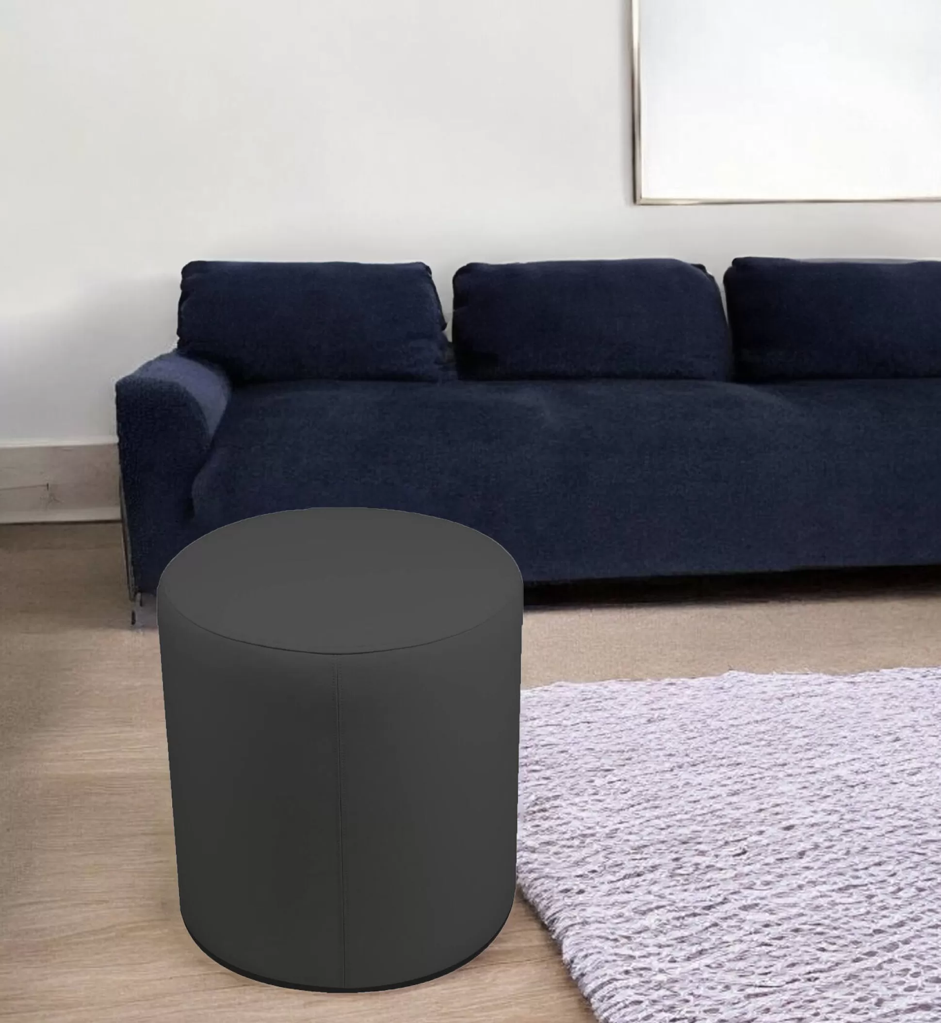 Dmora Pouf<Pouf Dokos, 40x40 h42 cm,