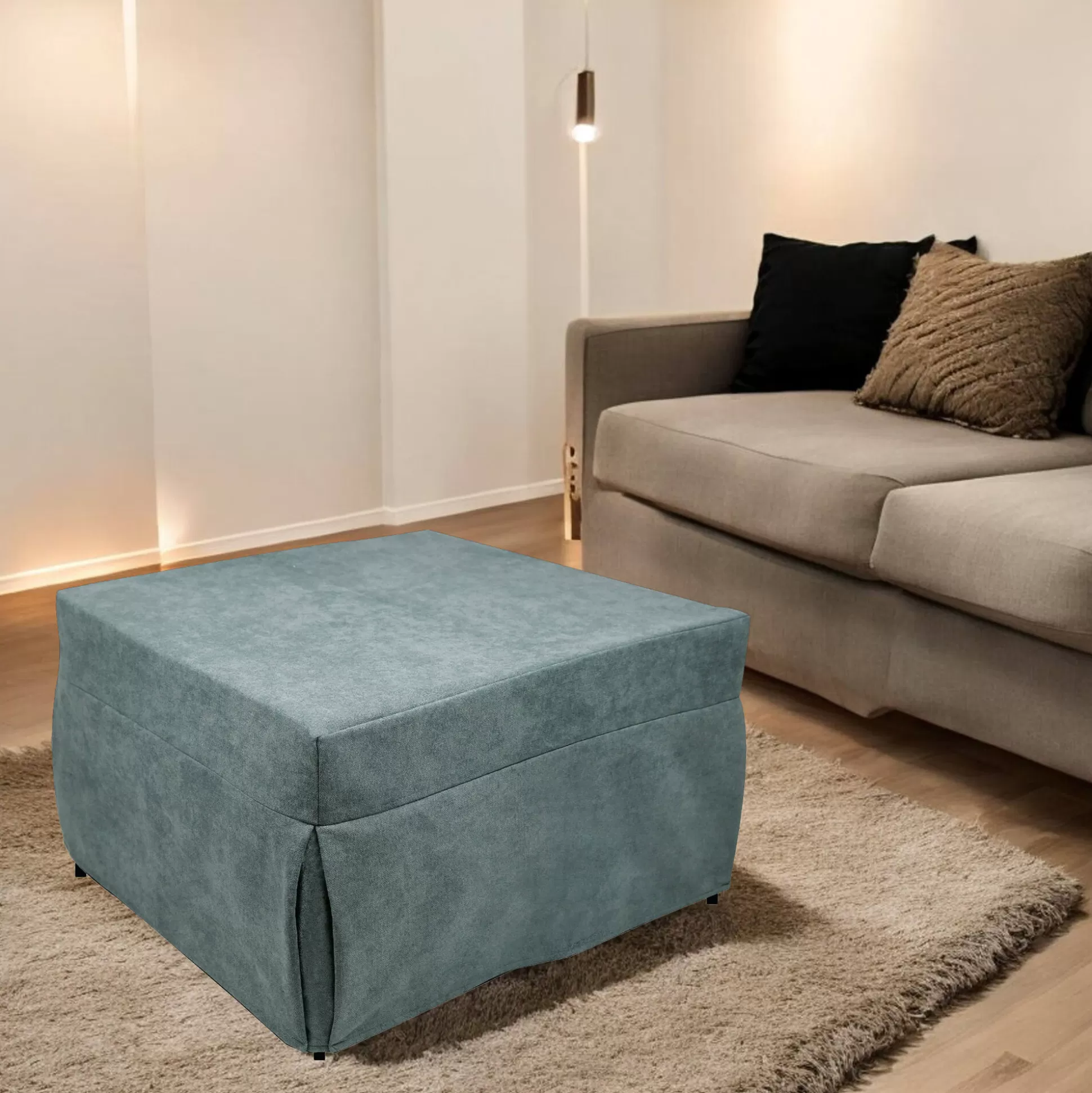 Dmora Pouf<Pouf letto Arno, 78x78 h45 cm,