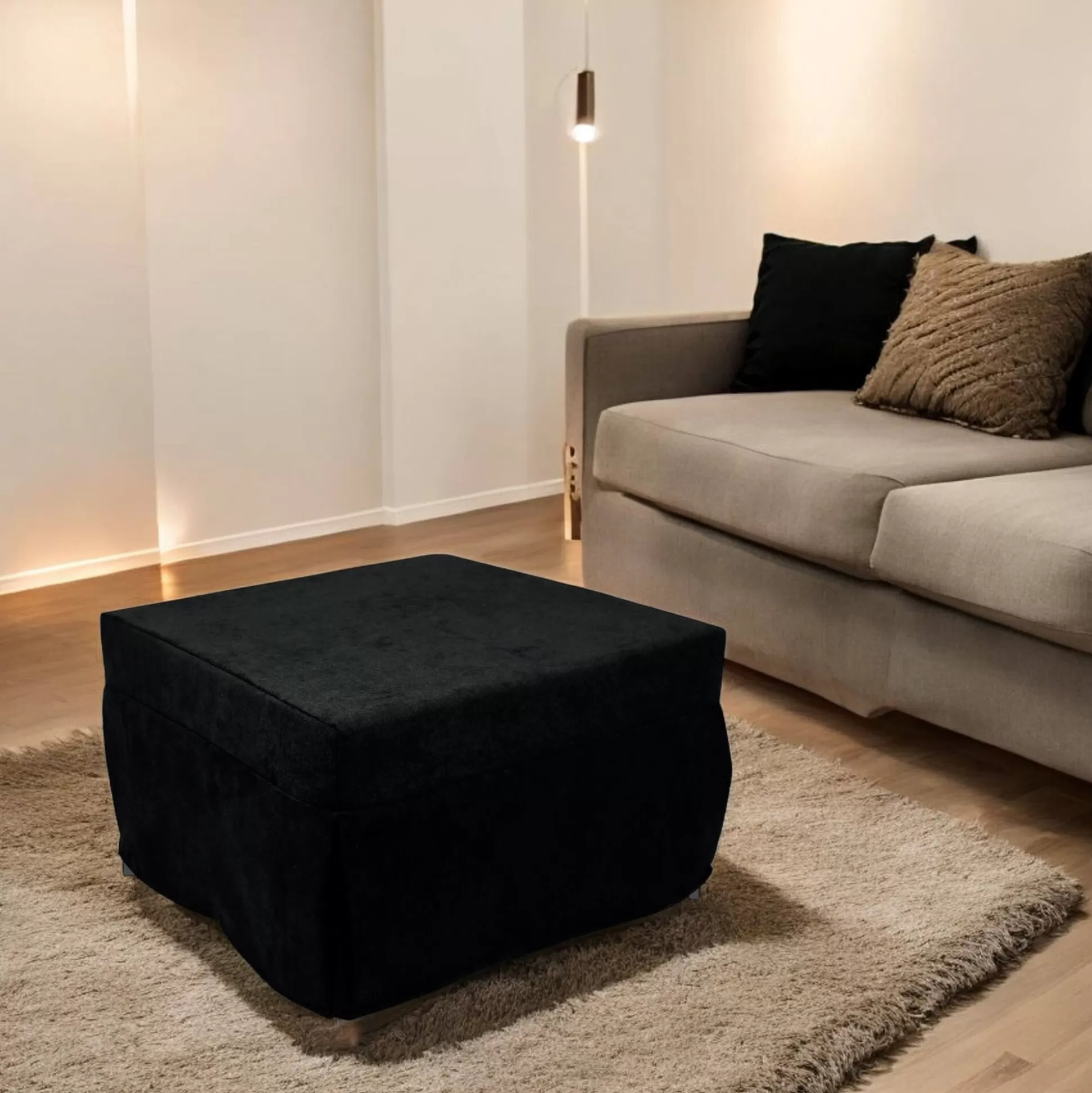 Dmora Pouf<Pouf letto Arno, 78x78 h45 cm,