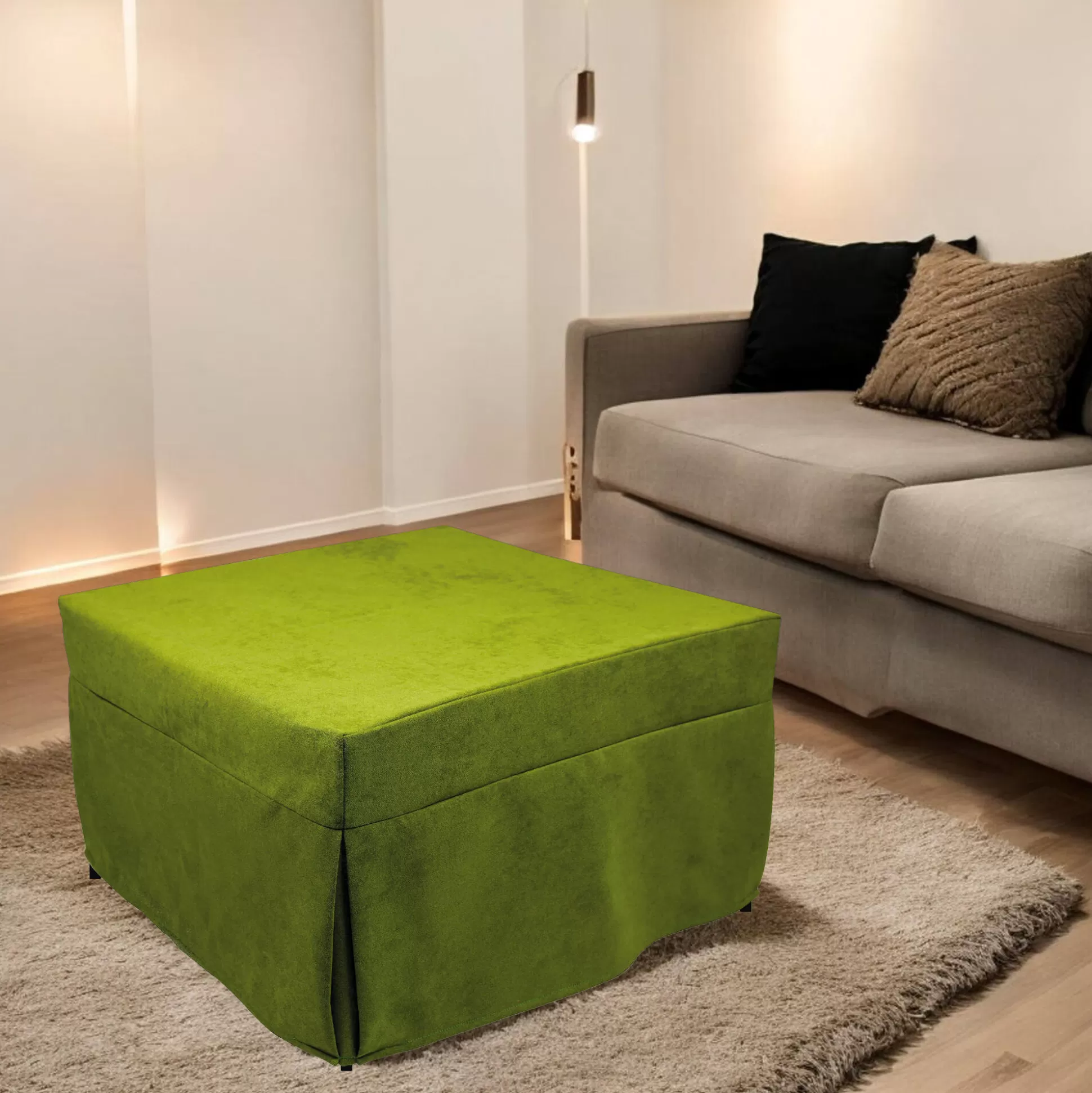 Dmora Pouf<Pouf letto Arno, 78x78 h45 cm,