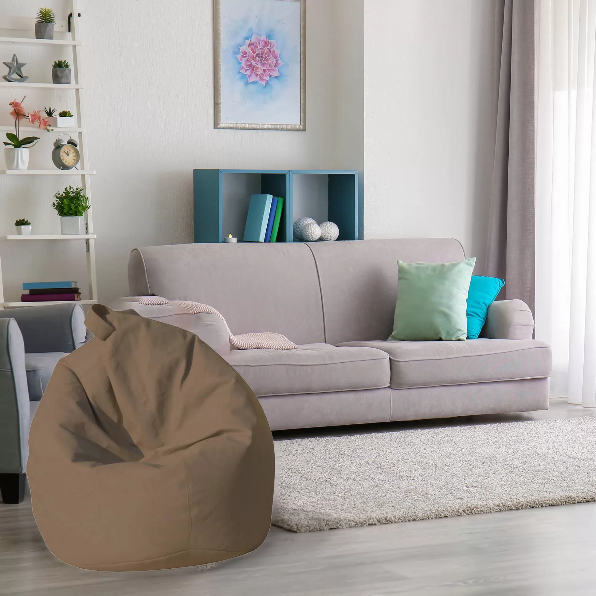 Dmora Pouf<Pouf Mykonos, 70x70 h110 cm,