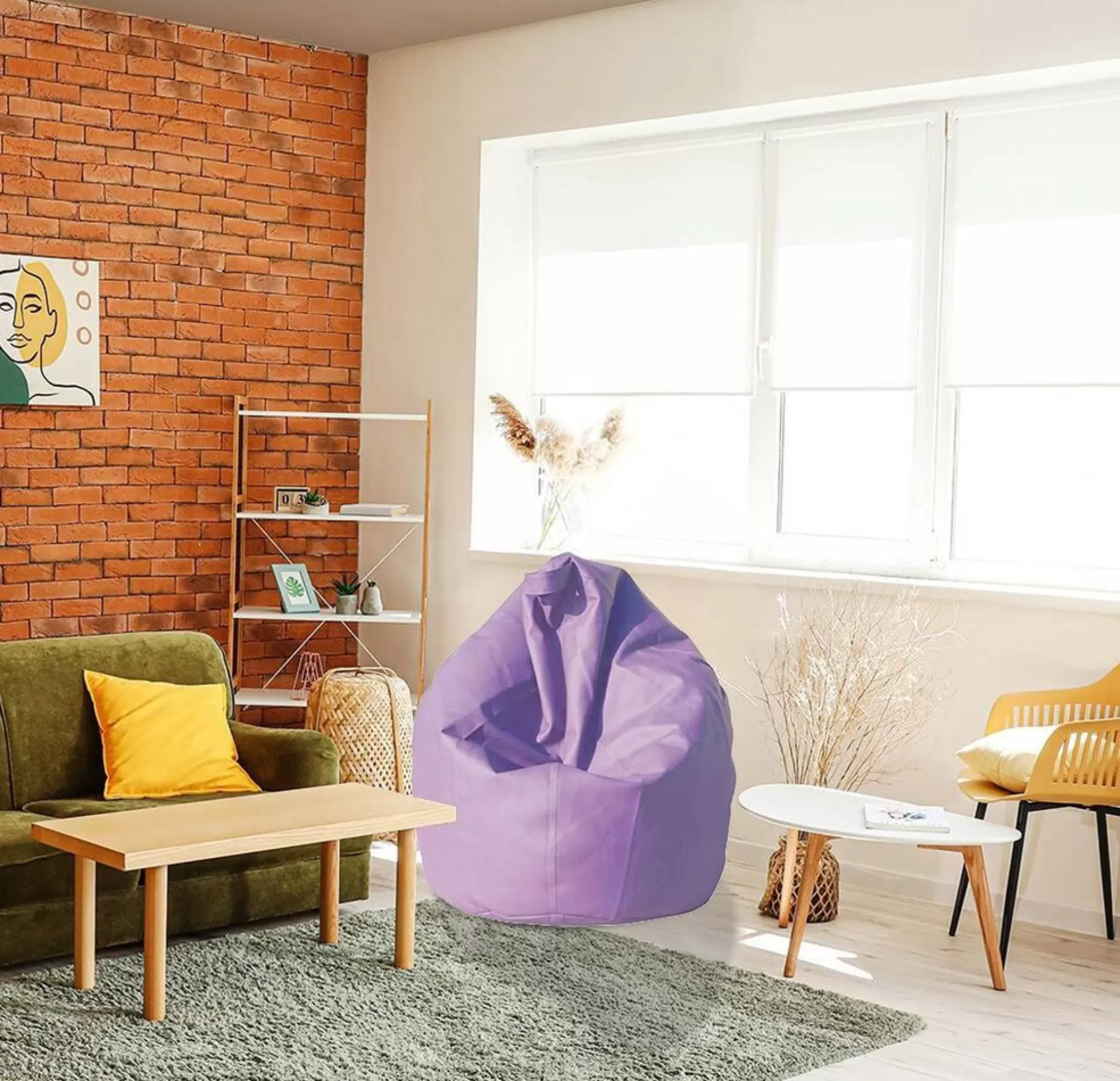 Dmora Pouf<Pouf Mykonos, 70x70 h110 cm,