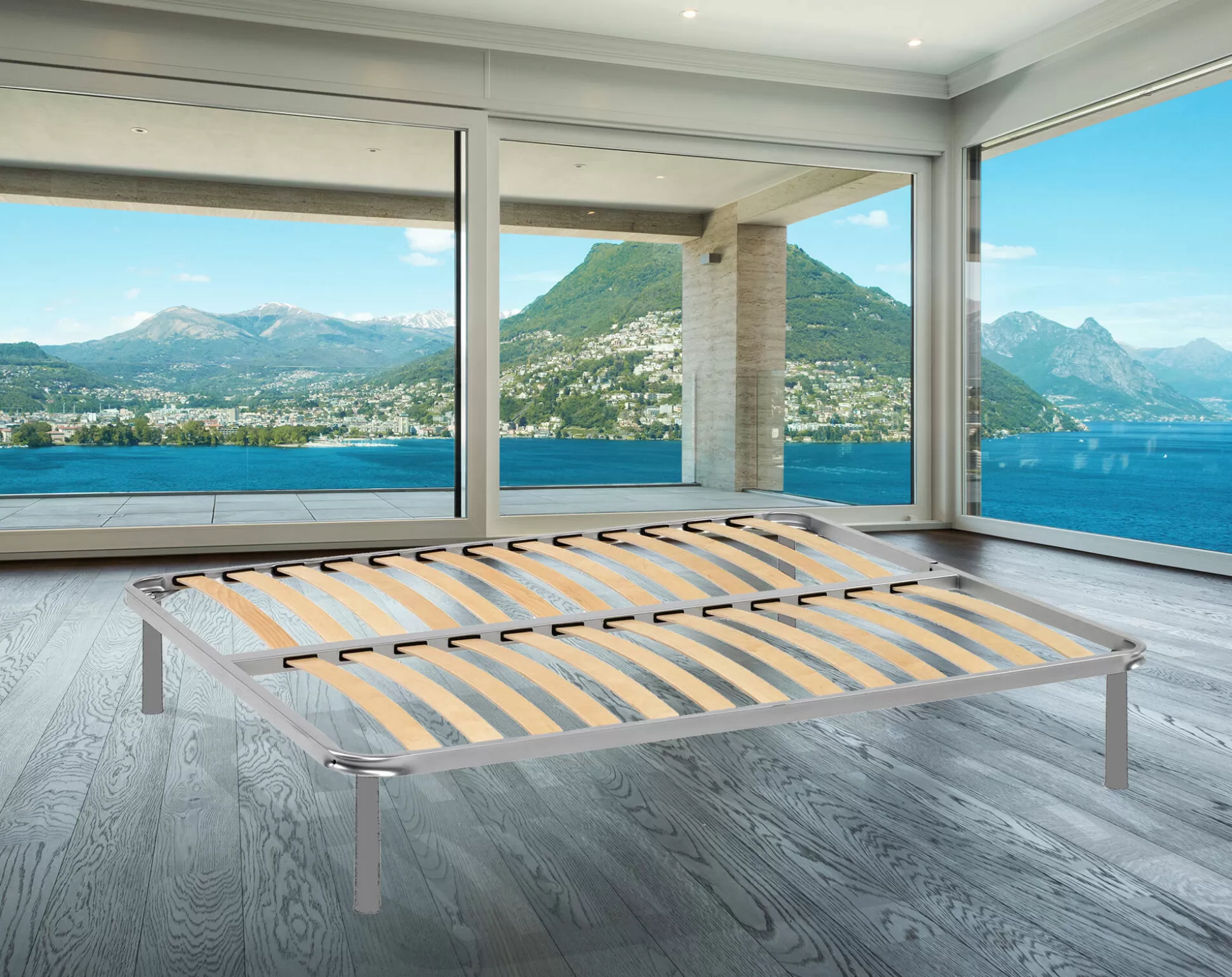 Dmora Reti Letto Matrimoniali<Rete letto matrimoniale Al, 100% Made in Italy, Cm 160x190h 31