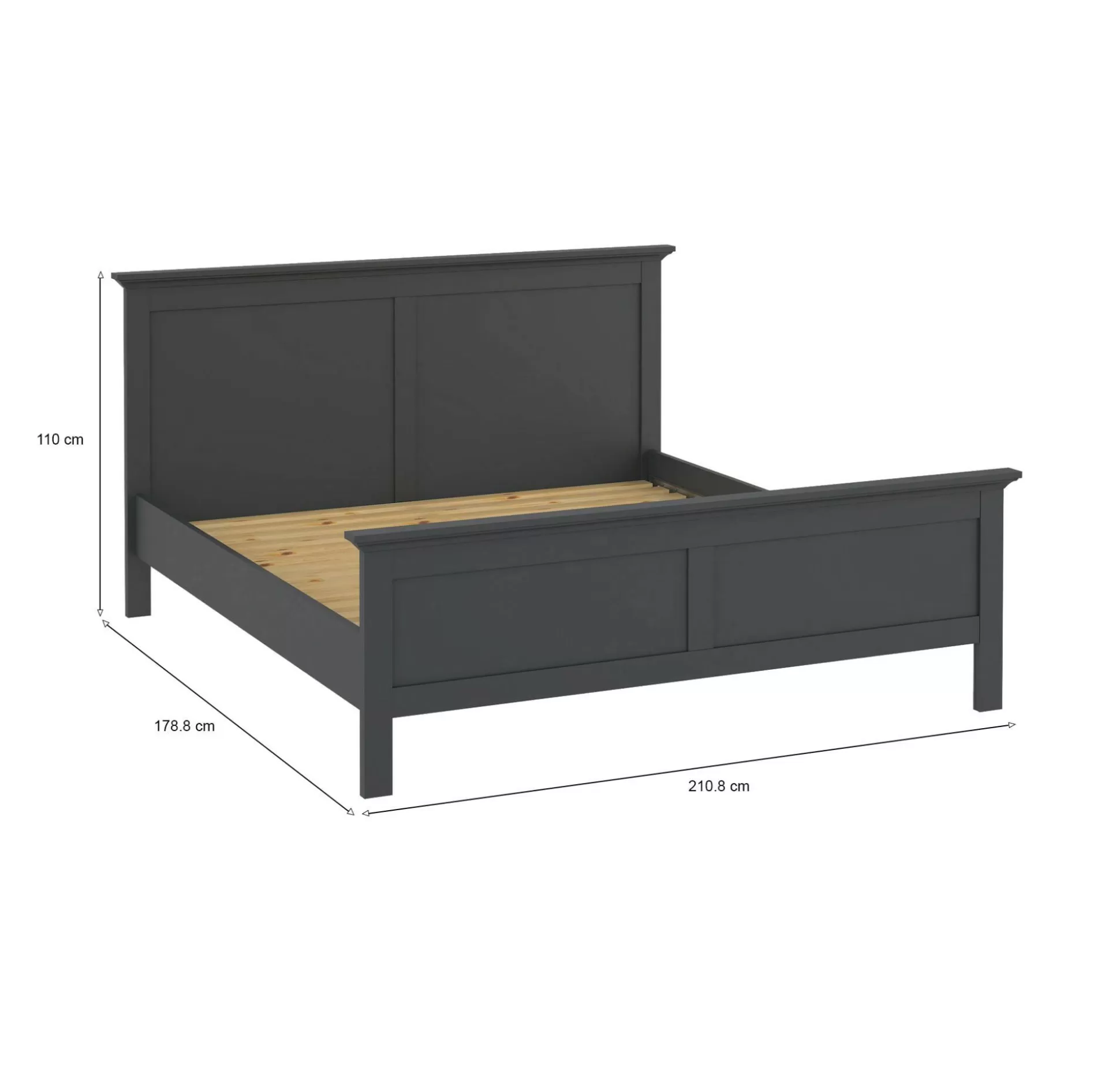 Dmora Reti Letto Piazza E Mezza<Rete letto piazza e mezza Faxai, 179x211 h110 cm,
