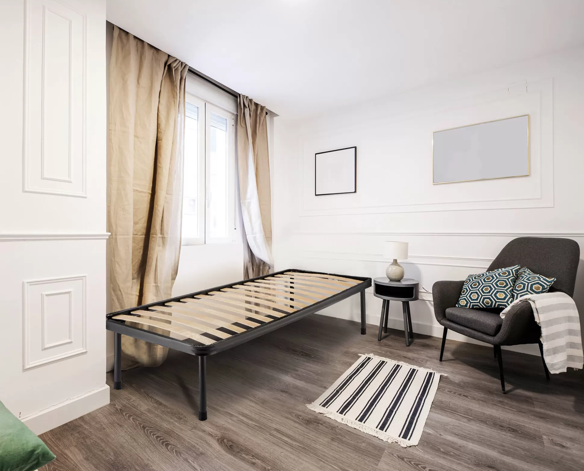 Dmora Reti Letto Singole<Rete letto singolo Ischia, 100% Made in Italy, 80x190h30 cm