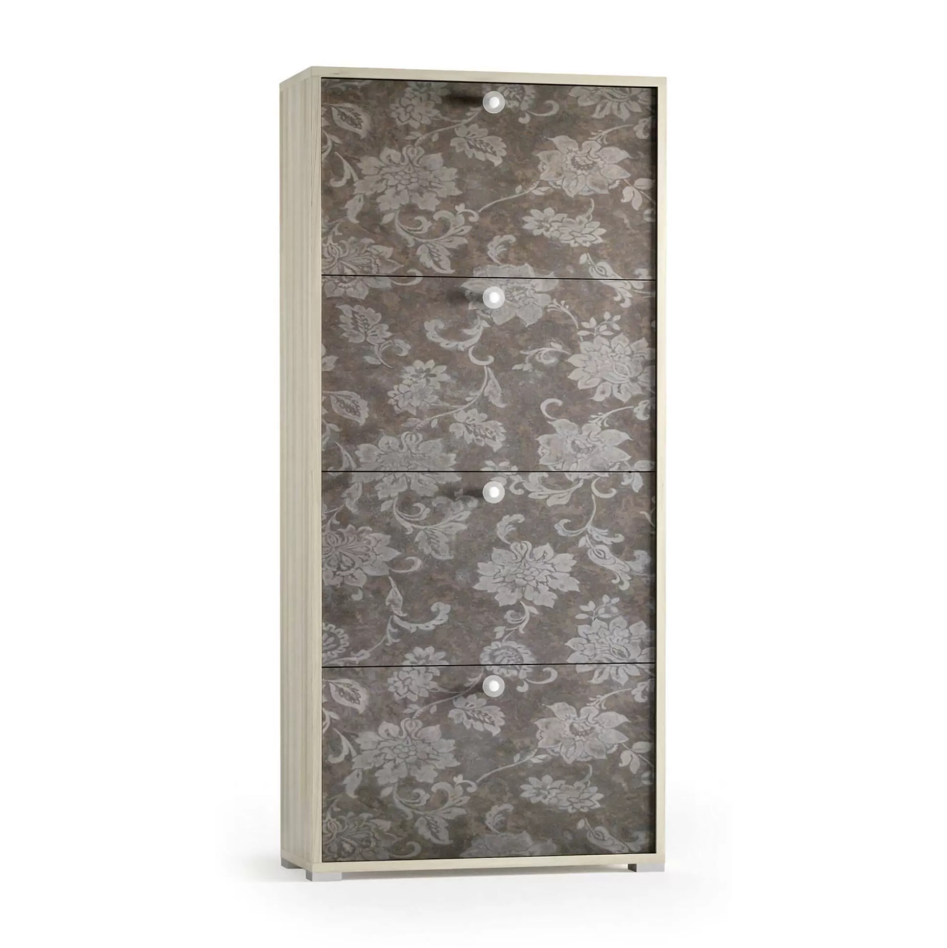 Dmora Scarpiere<Scarpiera Adeindein, 67x28h147 cm, Olmo e fantasia