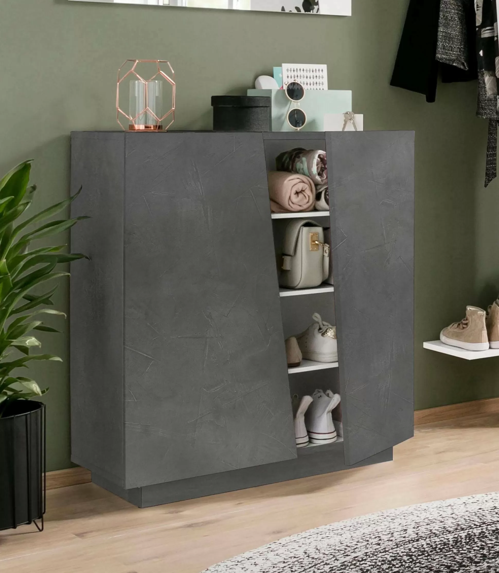 Dmora Scarpiere<Scarpiera Apetta, cm 80x38h86,