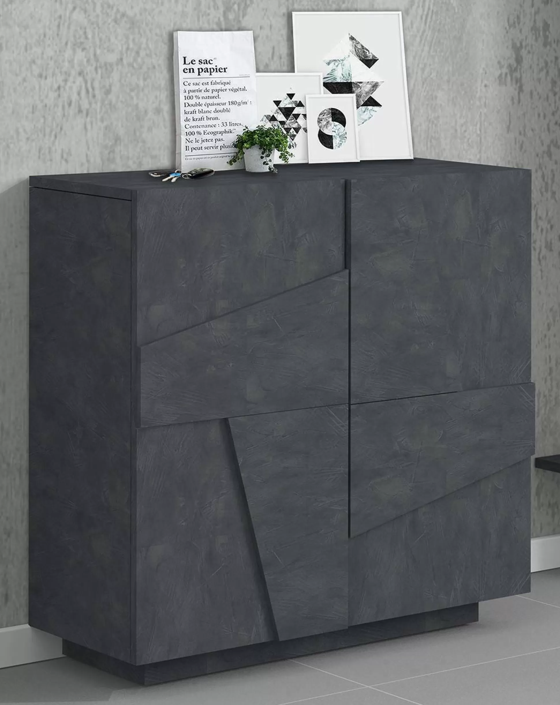 Dmora Scarpiere<Scarpiera Apetta, cm 81x38h86, con dettaglio