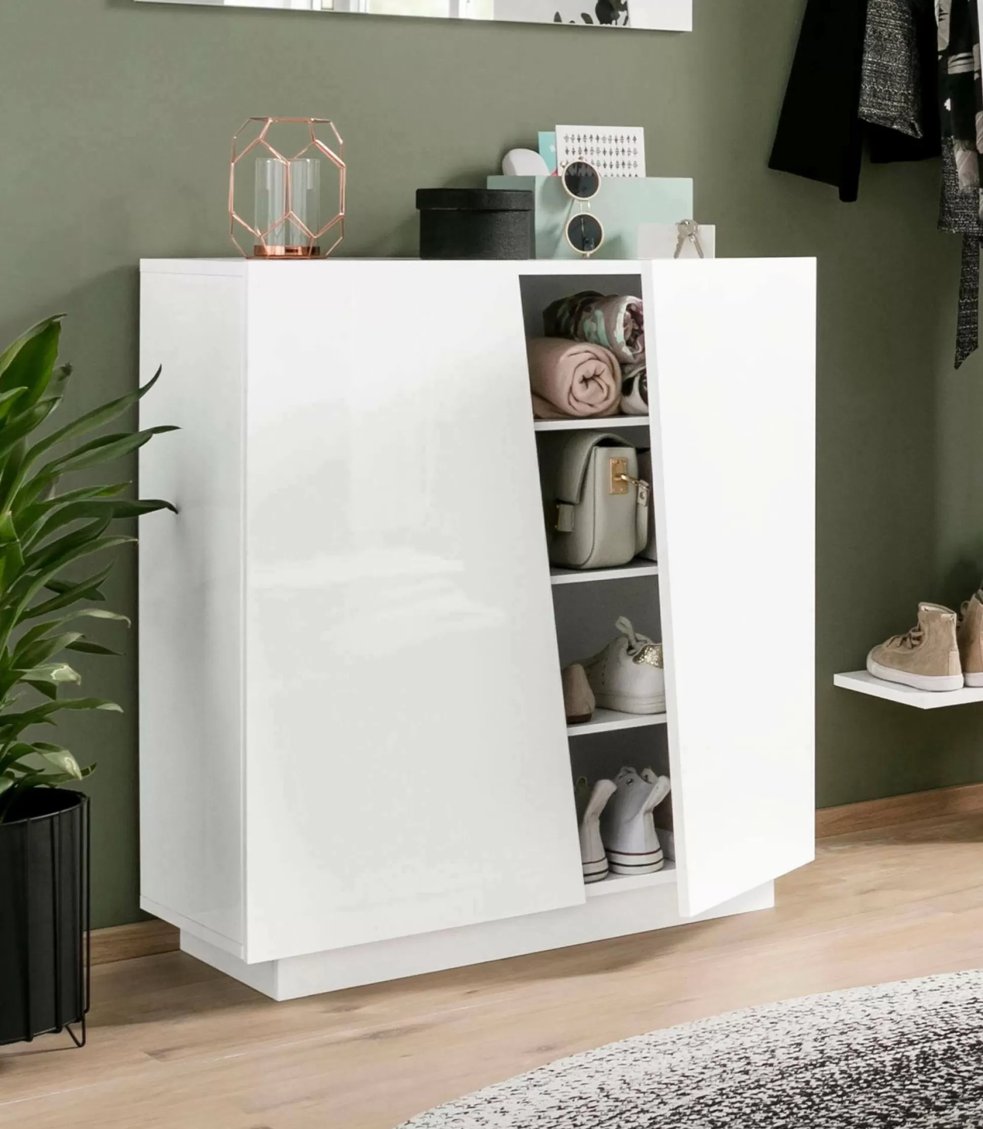 Dmora Scarpiere<Scarpiera Apetta, cm 80x38h86,