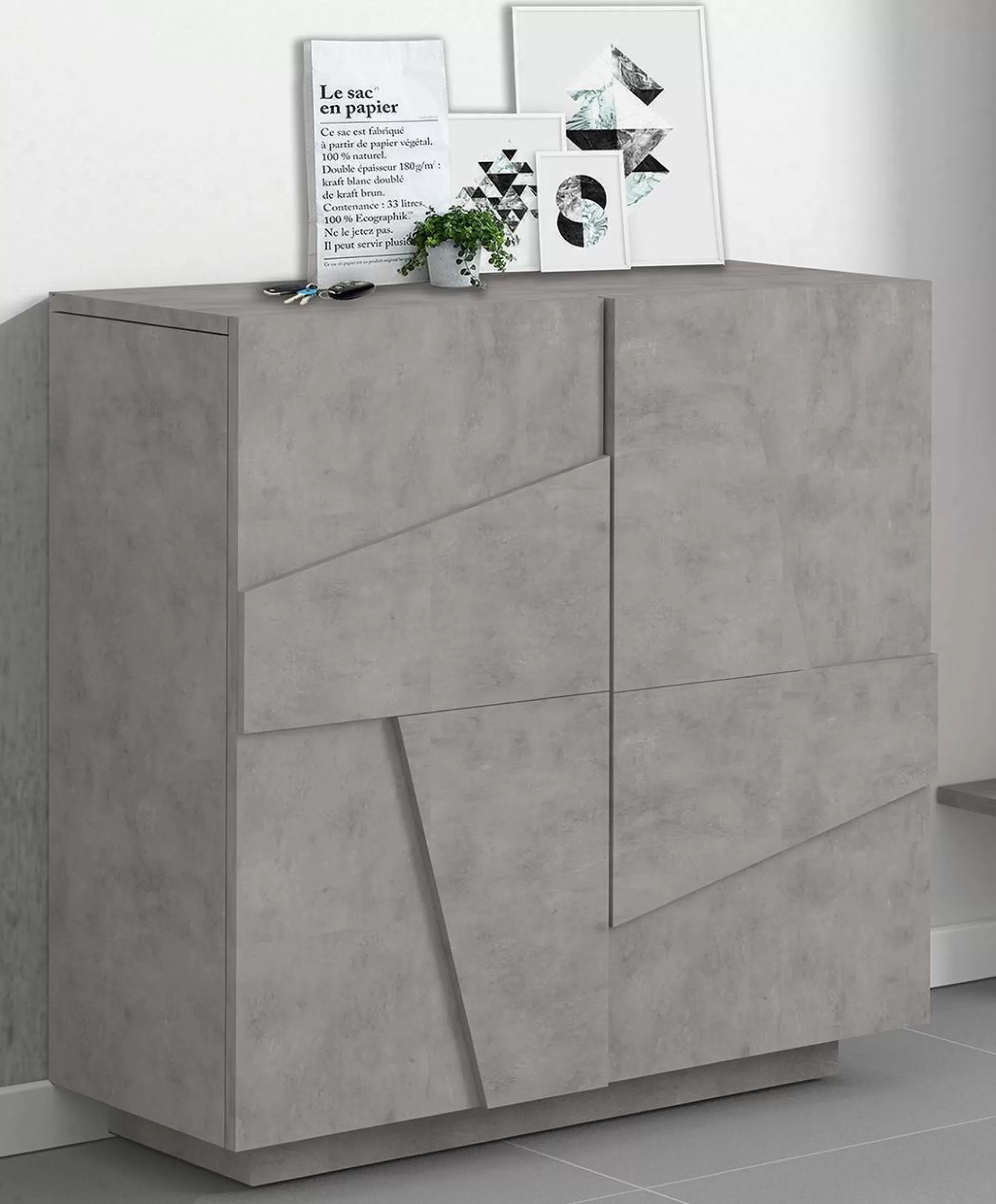 Dmora Scarpiere<Scarpiera Apetta, cm 81x38h86, con dettaglio