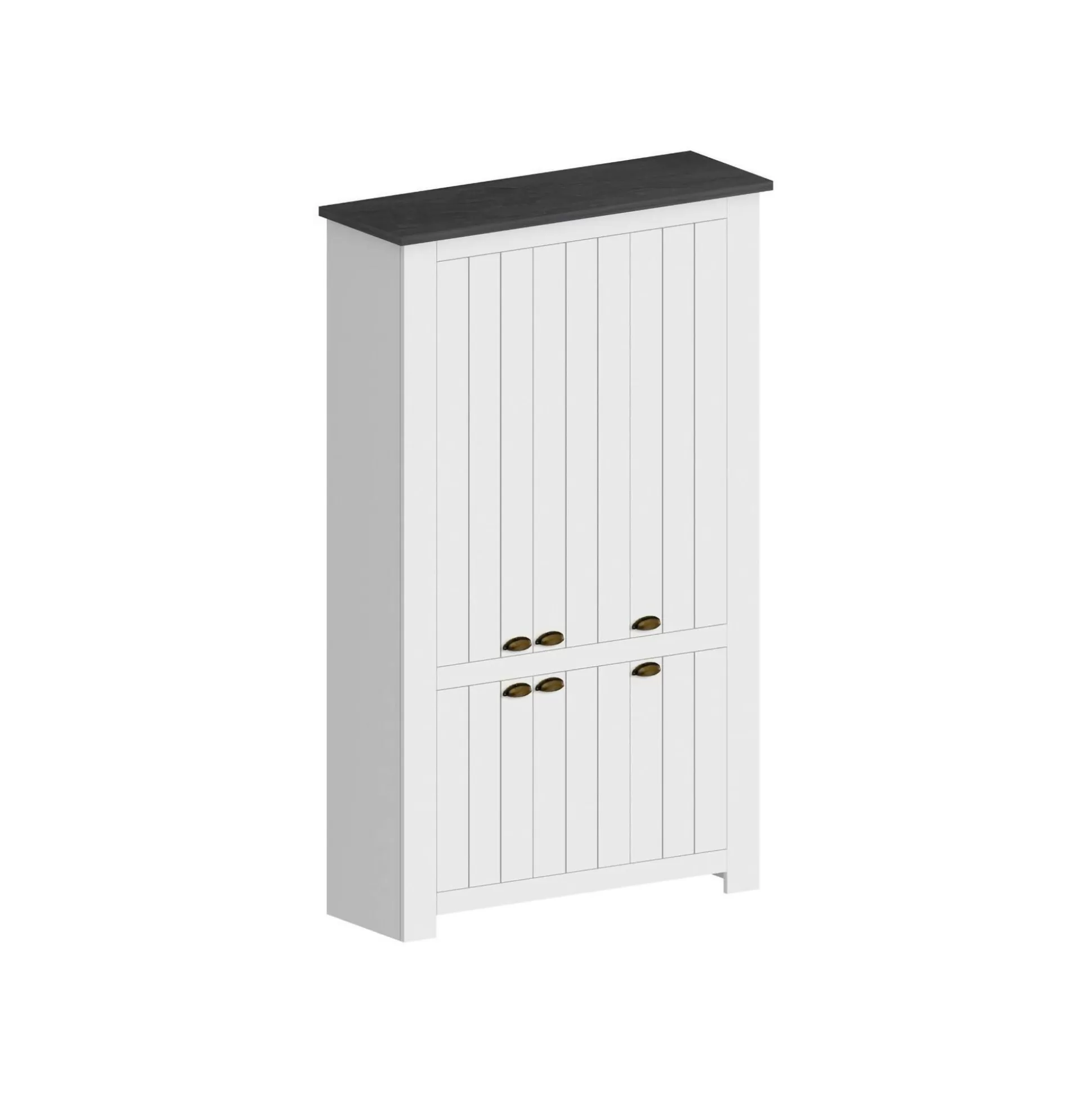 Dmora Scarpiere<Scarpiera Apricena, 114x42h200 cm, Bianco e