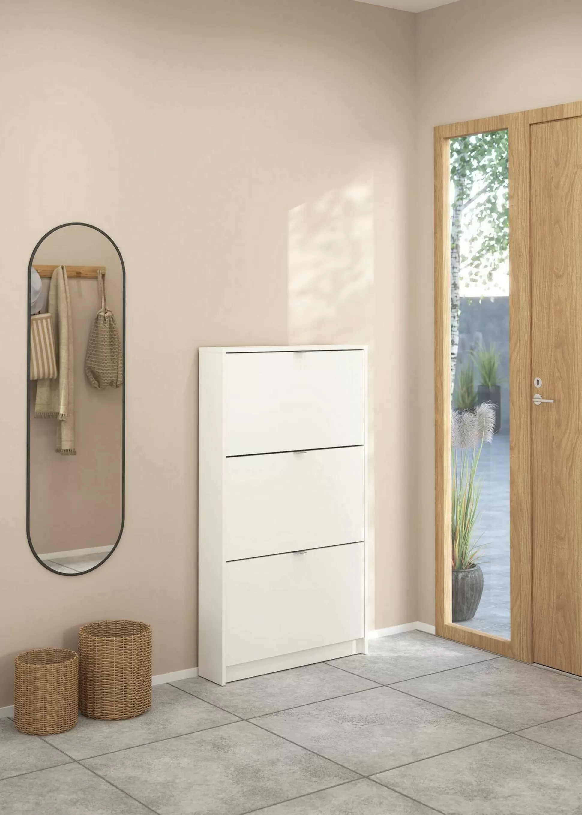 Dmora Scarpiere<Scarpiera Aran, 70x17 h124 cm,