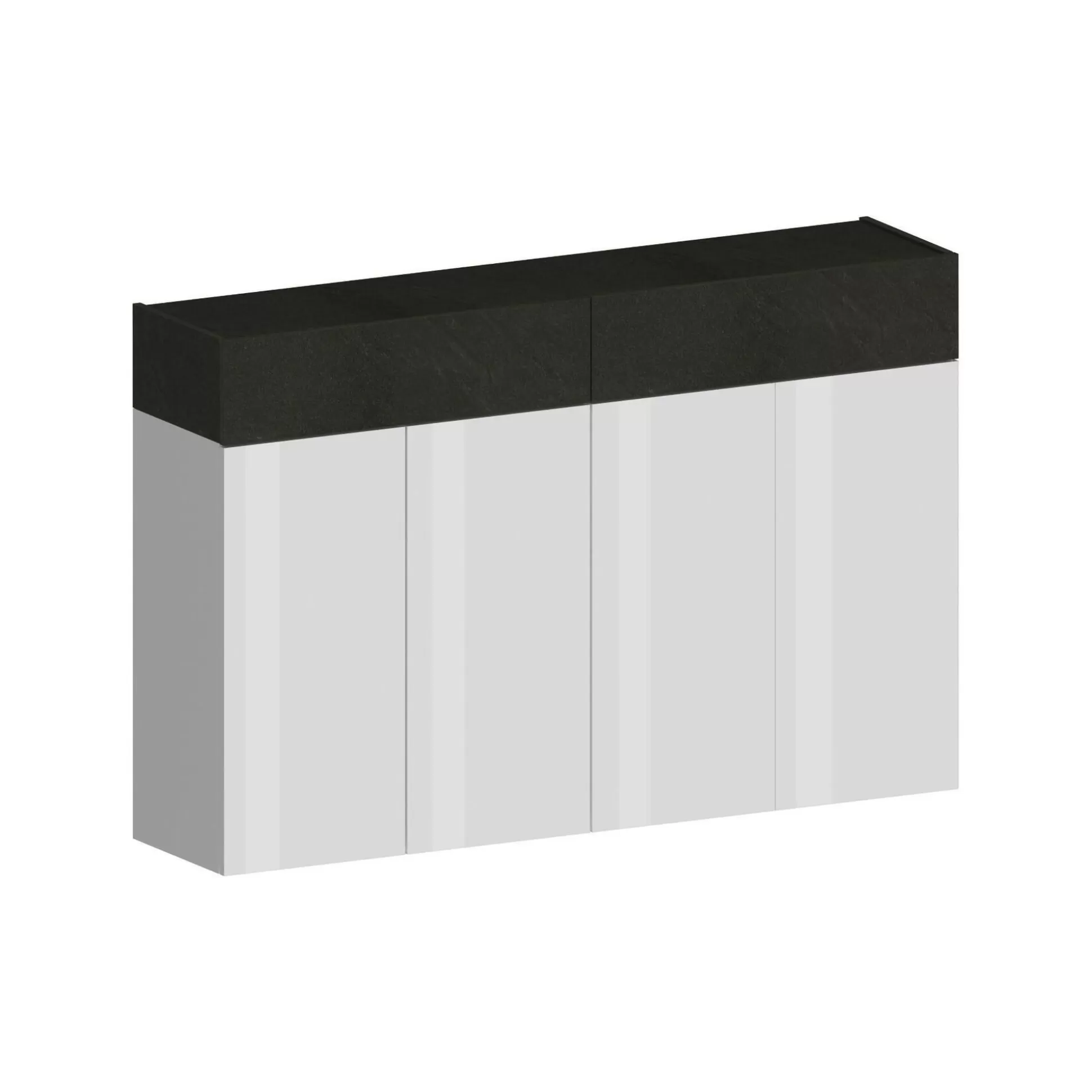 Dmora Scarpiere<Scarpiera Are, 154x38h100 cm, Bianco e
