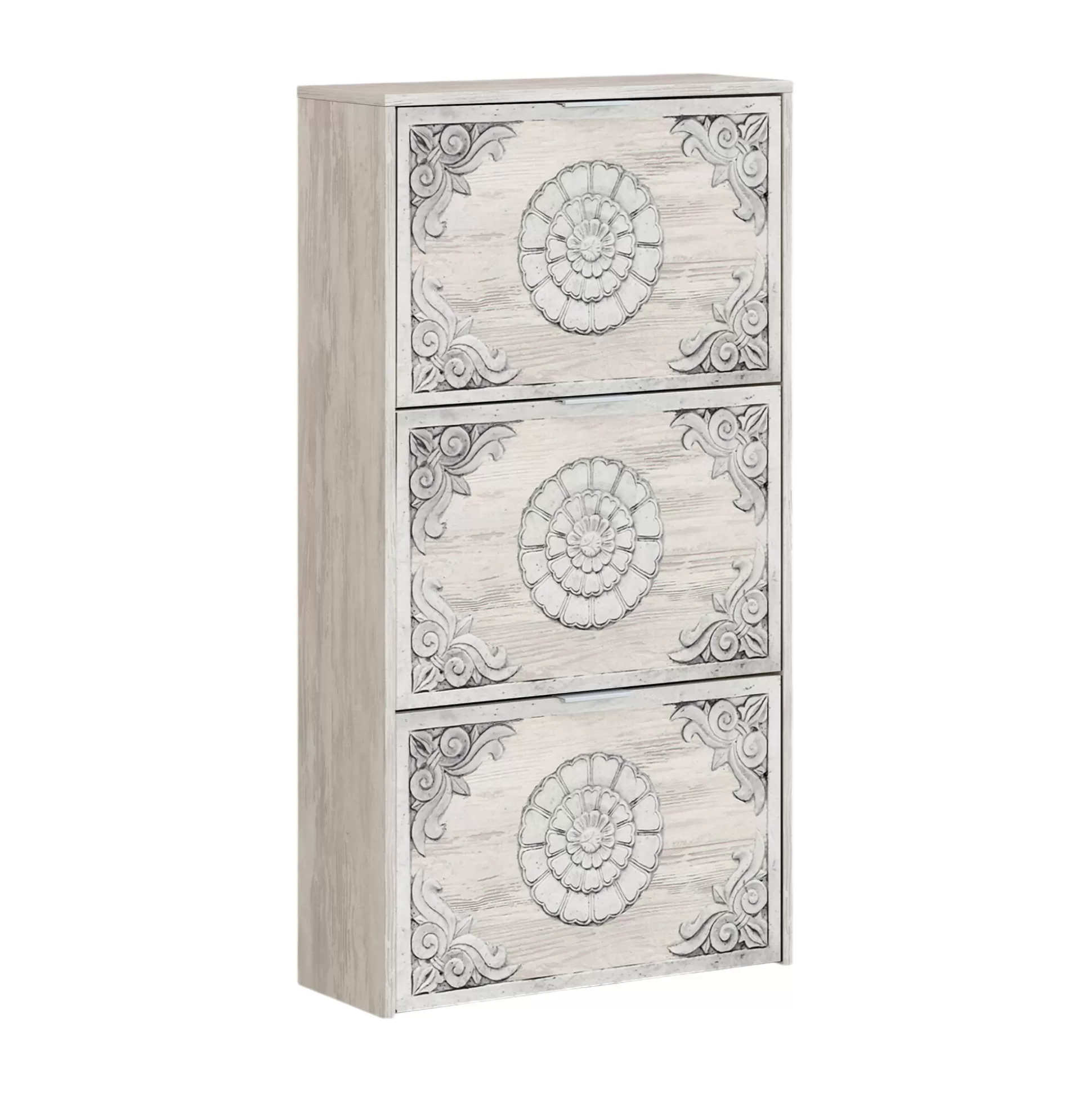 Dmora Scarpiere<Scarpiera Asca, 60x22h113 cm, anticato