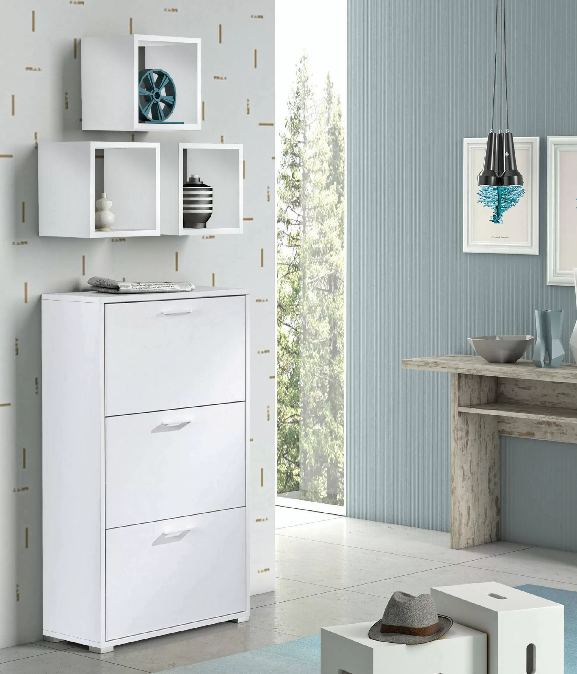 Dmora Scarpiere<Scarpiera Axinite, 67x28h112 cm,