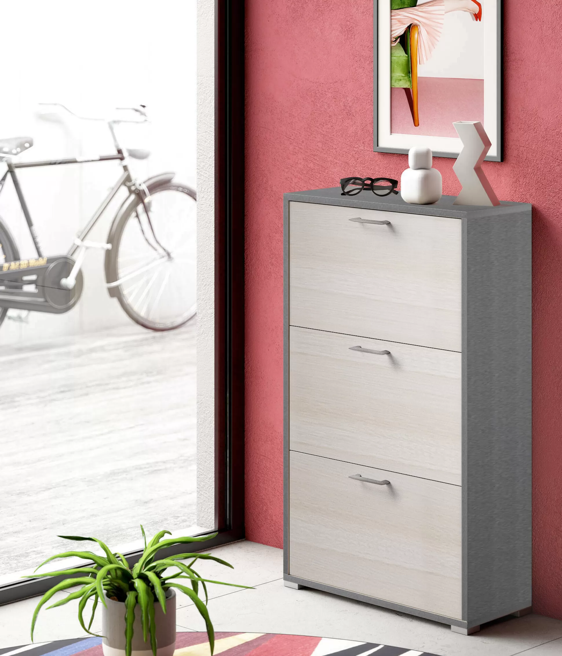 Dmora Scarpiere<Scarpiera Axinite, 67x28h112 cm,