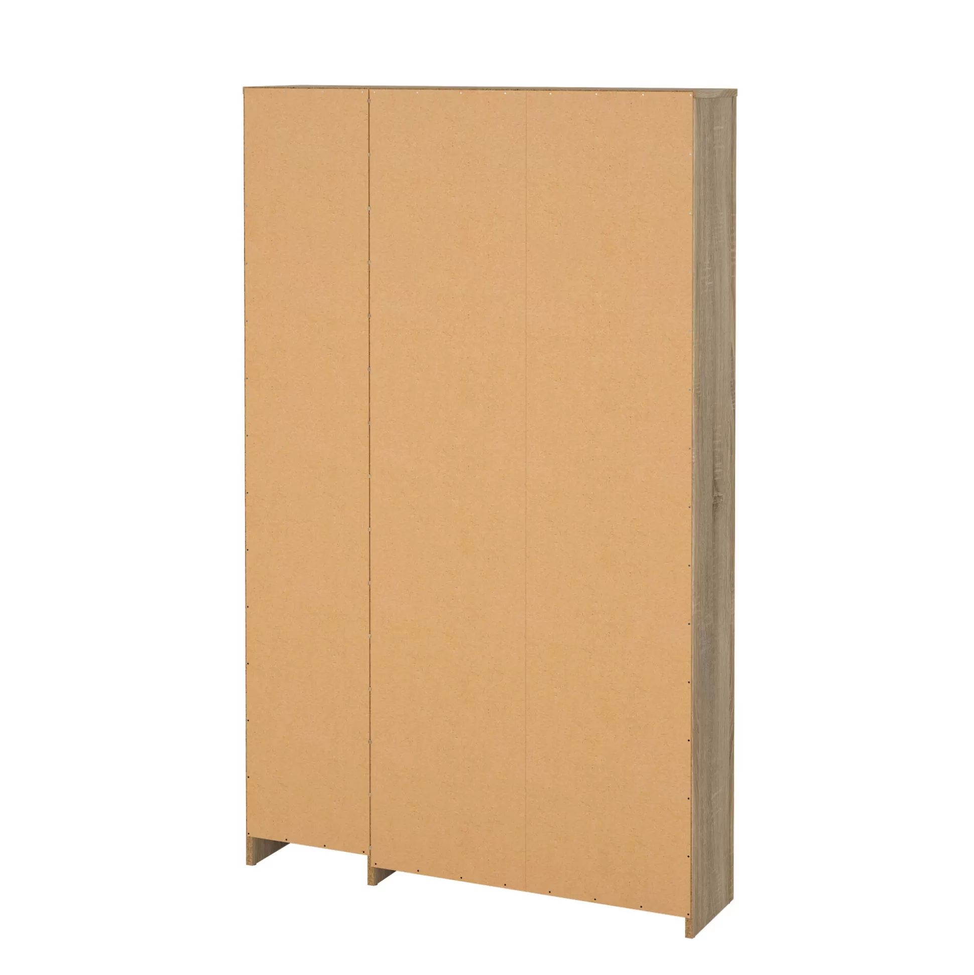 Dmora Scarpiere<Scarpiera Brie, Mobile portascarpe, Armadio da ingresso multiuso, Mobiletto per calzature, 99x24 h162 cm, Quercia e Bianco
