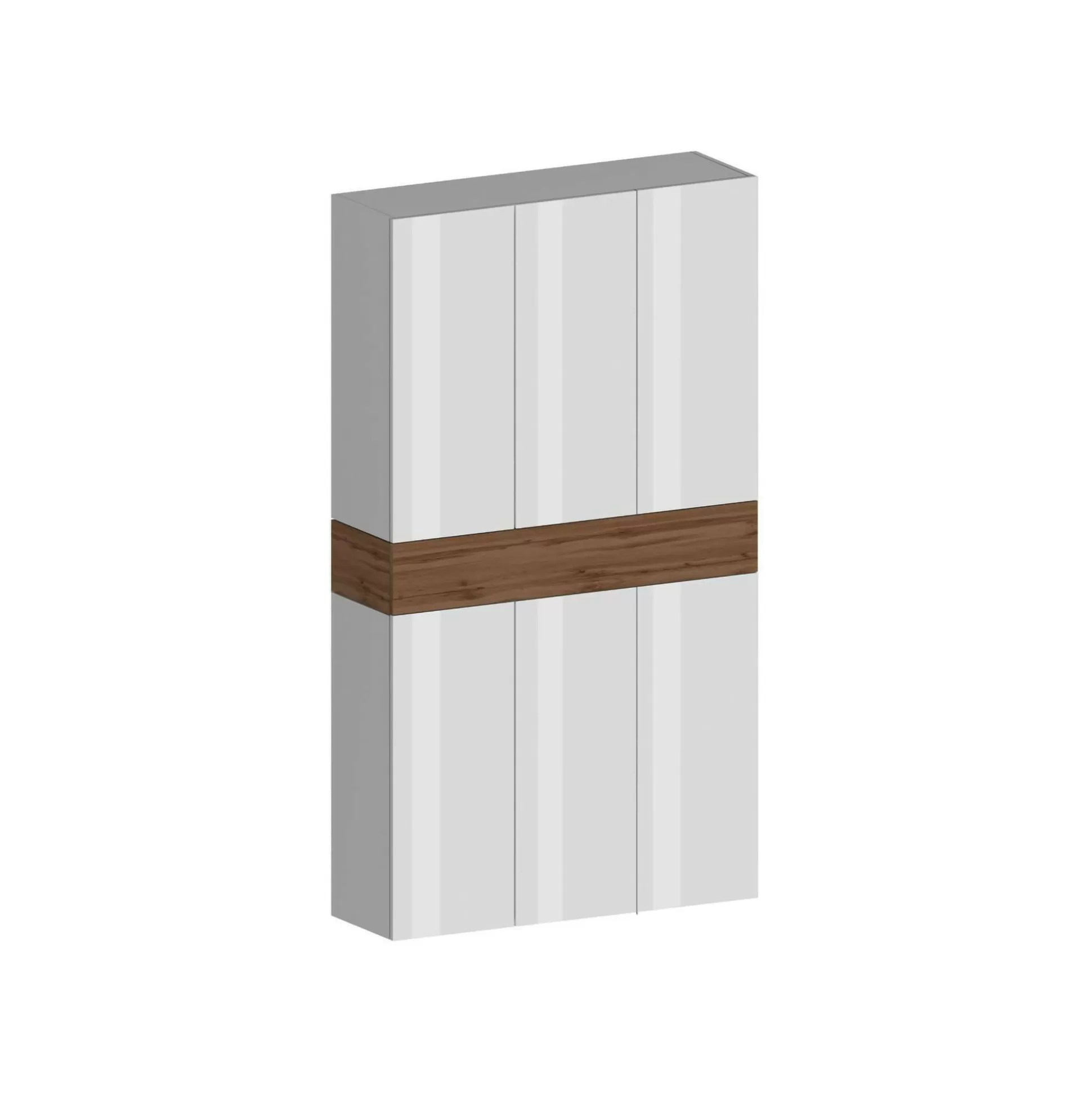 Dmora Scarpiere<Scarpiera Charoite, 114x35h200 cm, Bianco e
